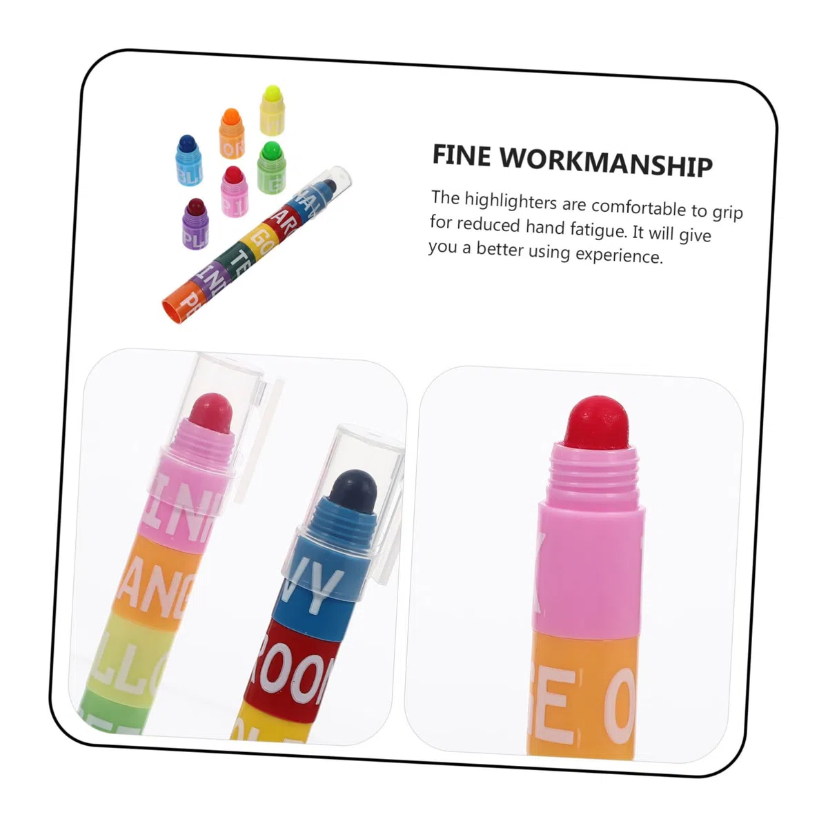 NUOBESTY 10juegos Marcadores Fluorescentes Pastel Escolares y Para Escritura y Dibujo