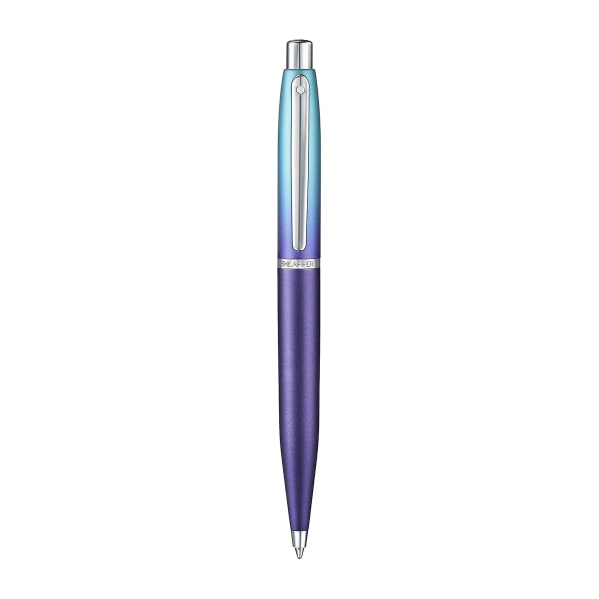 Sheaffer Expressions VFM 9430 - Bolígrafo, color azul y morado perlado degradado con bordes cromados