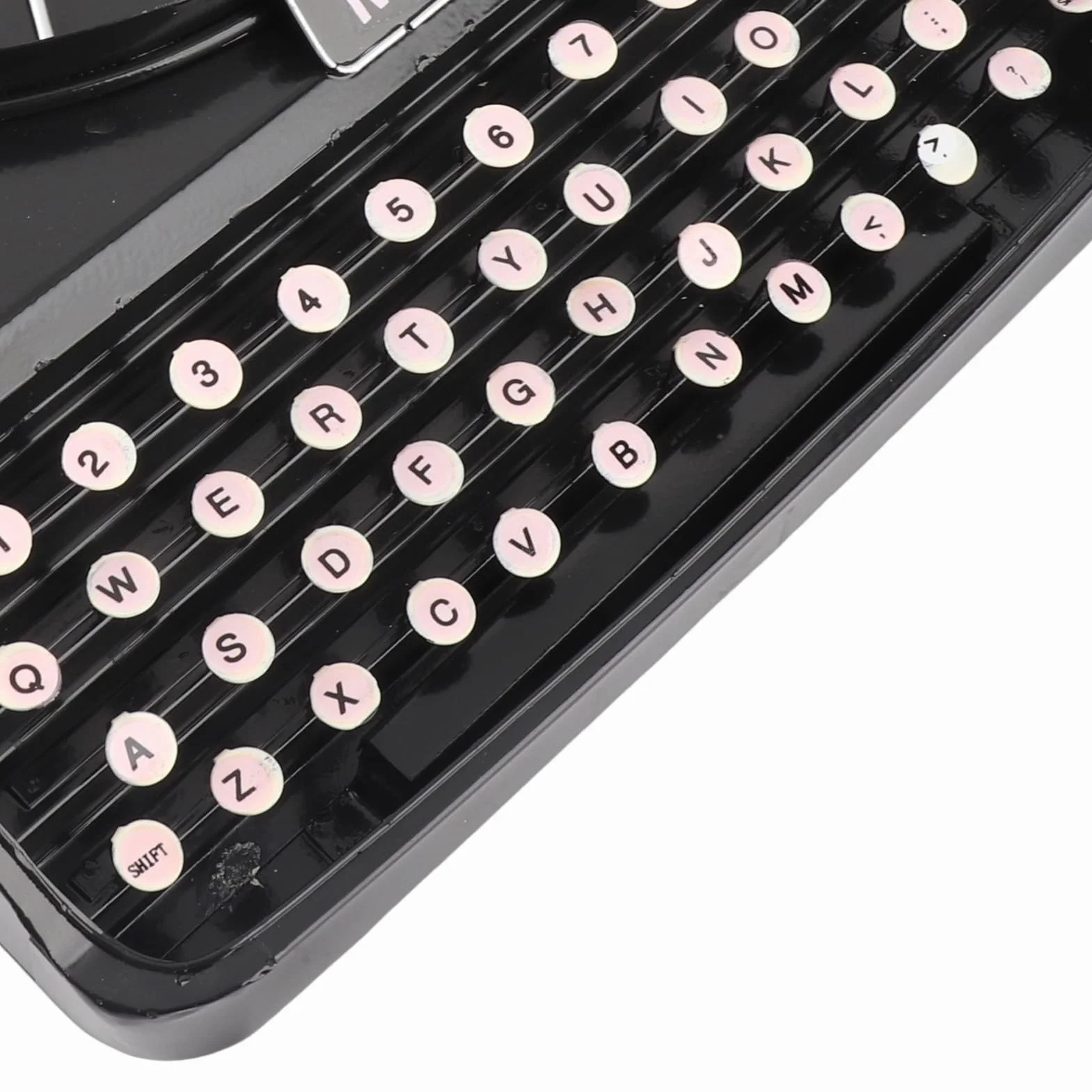Modelo de Máquina de Escribir Antiguo, Buen Diseño Black Portable Typewriter para Oficina