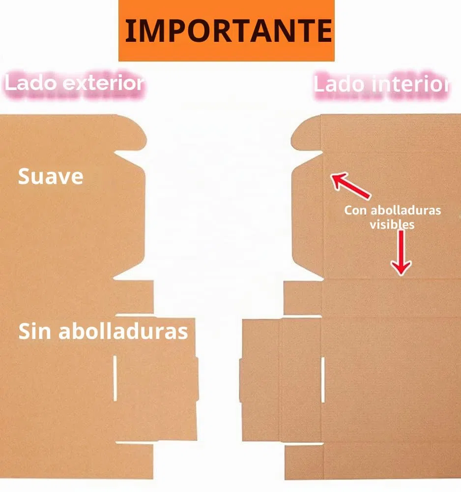 10 Piezas Cajas de Cartón Corrugado, A4 C4 320x222x46mm Cajas de Paquetes Pequeños, Cajas de Embalaje para Negocios, Correos, Almacenamiento o Regalo