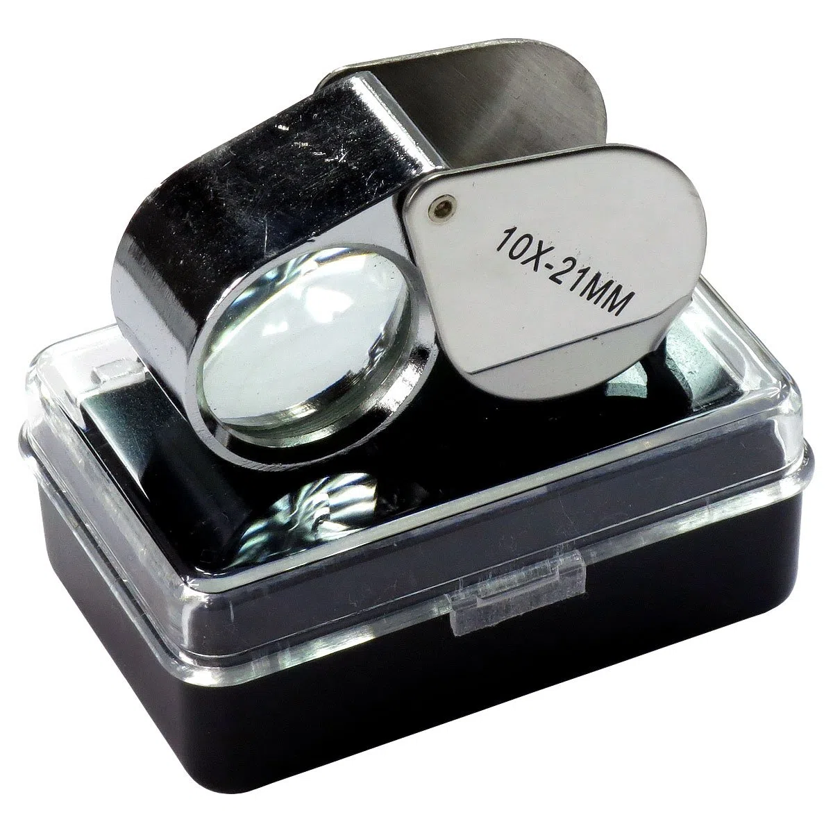 HTS - Lupa de acero inoxidable para joyero