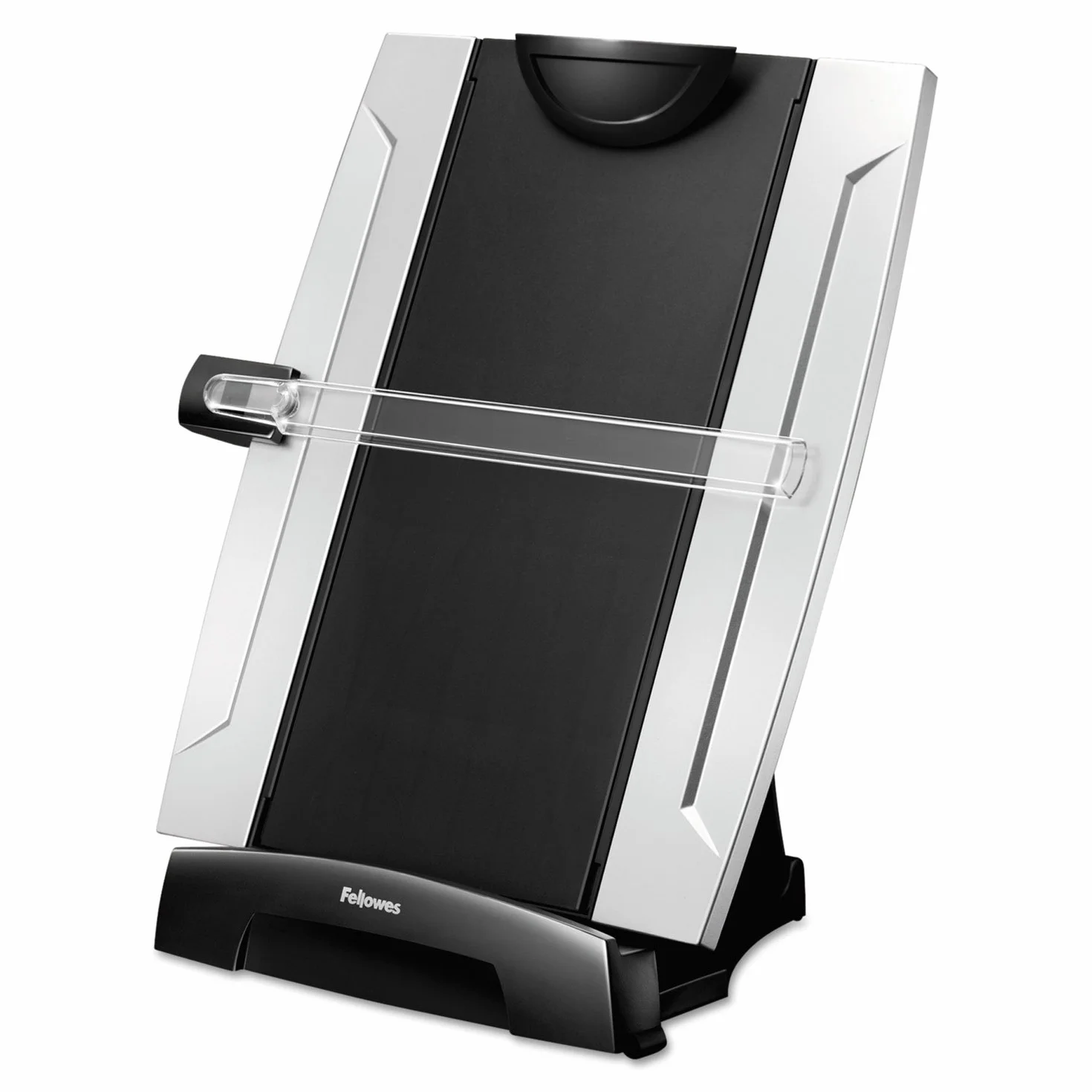 Fellowes Office Suites - Atril de sobremesa 3 en 1, negro/plata