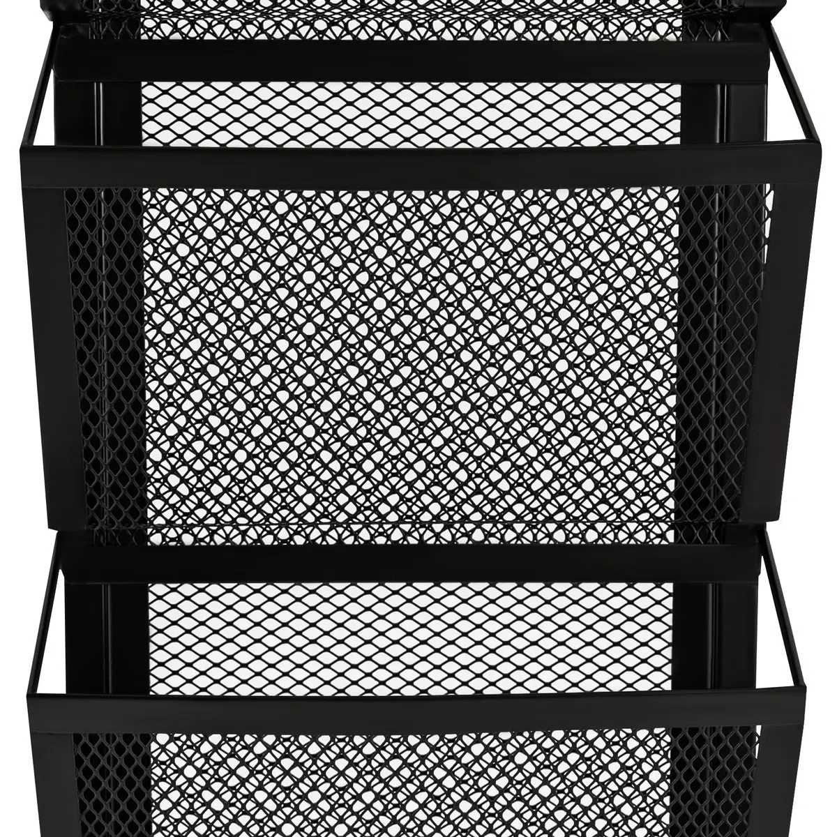 5 compartimentos de metal A4 para revistas de pared, archivos, documentos, organizador de revistas, dispensador de folletos, soporte de malla para archivos de pared, soporte de bolsillo