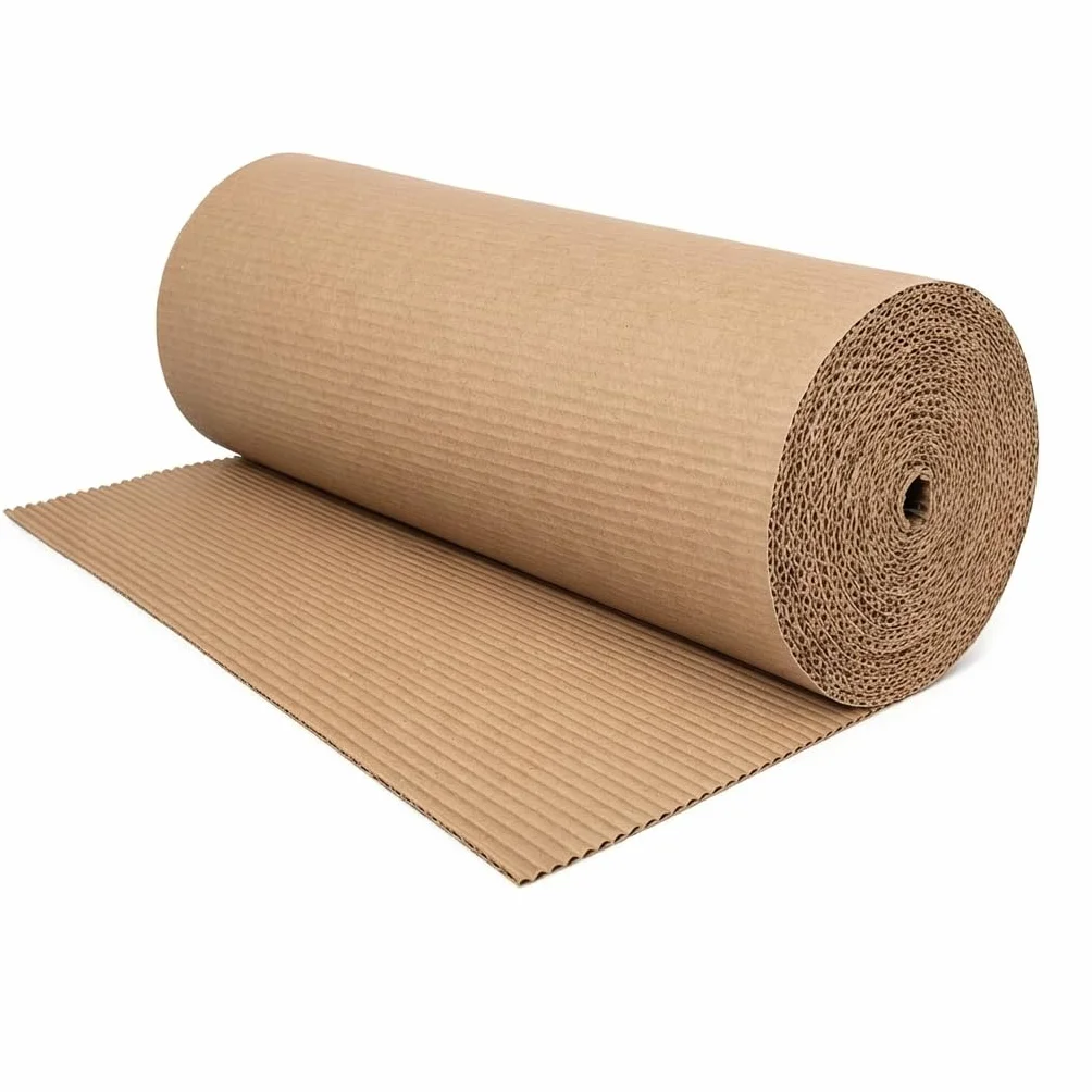 Rollo Cartón Corrugado 90 cm x 25 m – Protector para Embalaje, Mudanzas y Pintura