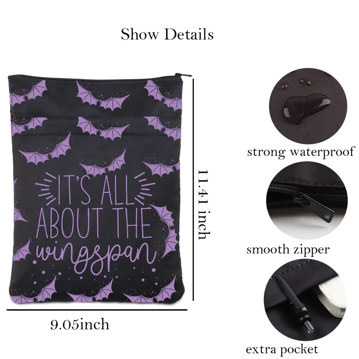 Regalo de novela de fantasía Acotar Gift It's All About The Wingspan Book Sleeve Bookish Merch Books Lover Gift (Wingspan BSL EU)
