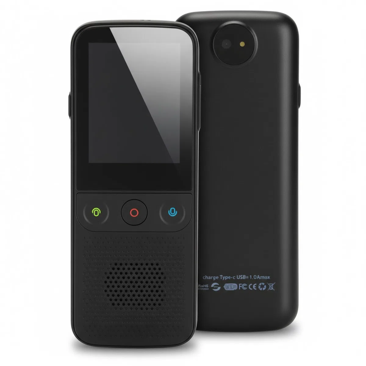 Dispositivo de Traducción de Idiomas, T10 Pro 137 Idiomas Traductor de Voz en Tiempo Real Traductor Inteligente Bidireccional para Viajes WiFi Y Traducción sin Conexión(Negro)