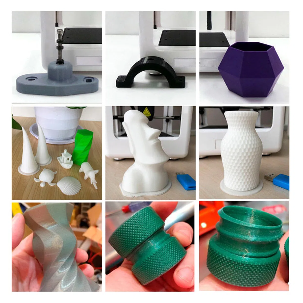Impresora 3D para principiantes: Ensamblaje Rápido, Rendimiento de Impresión Excepcional, Boquilla de Metal, Tamaño de Impresión de Mm, Tarjeta de 4 GB Incluida (#1)
