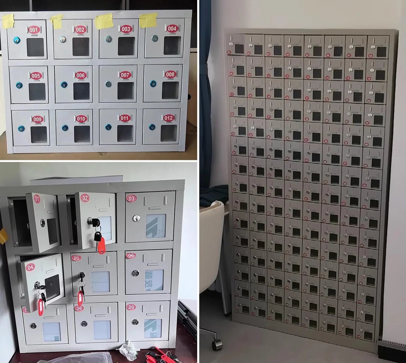 Armario Metálico Para Guardar Teléfonos Móviles Con 30 Compartimentos Y Cerraduras Y Llaves Individuales, Ideal Para Escuelas, Tropas Y Oficinas. Solución Segura Para Guardar Teléfonos Móviles, 20 Co