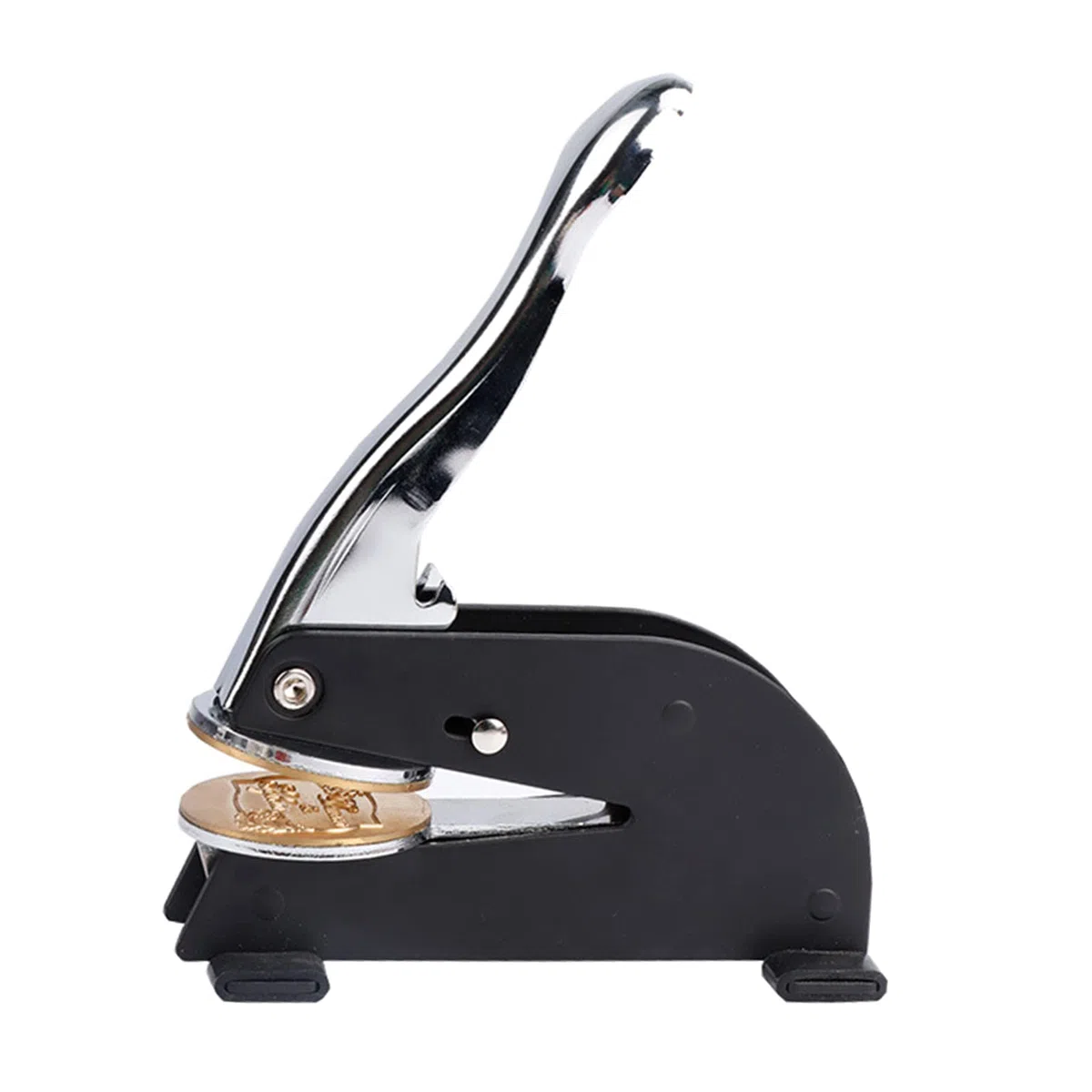 Sello de acero de escritorio manual, sello, nombre de la empresa, máquina de sellado, máquina de estampación, sello de forma, sello de mano de alta presión, máquina de estampado manual