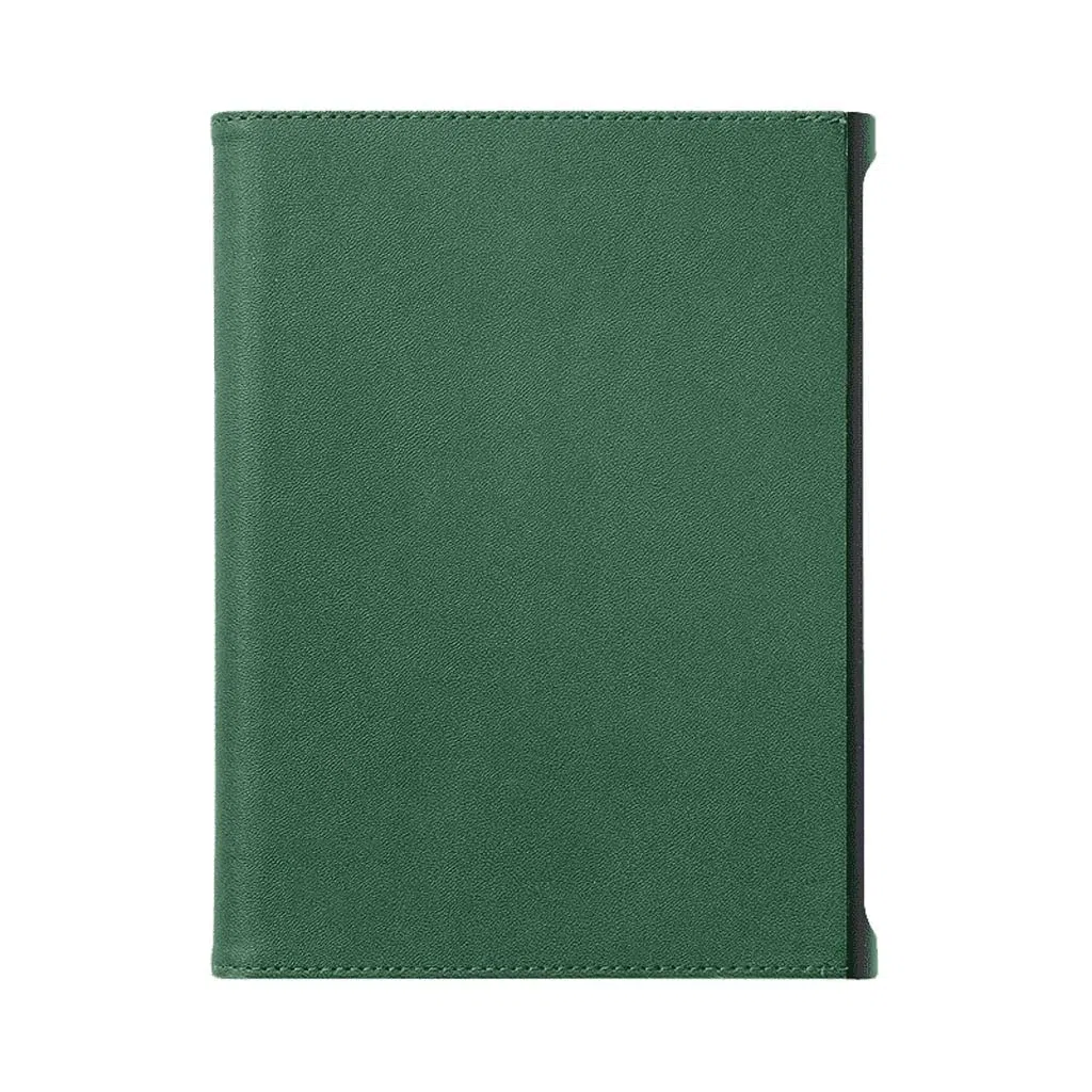 Cuaderno inteligente con desbloqueo de huellas dactilares: Diario personal con cerradura electrónica, incluye ranura para tarjetas, perfecto para la planificación de agendaVert