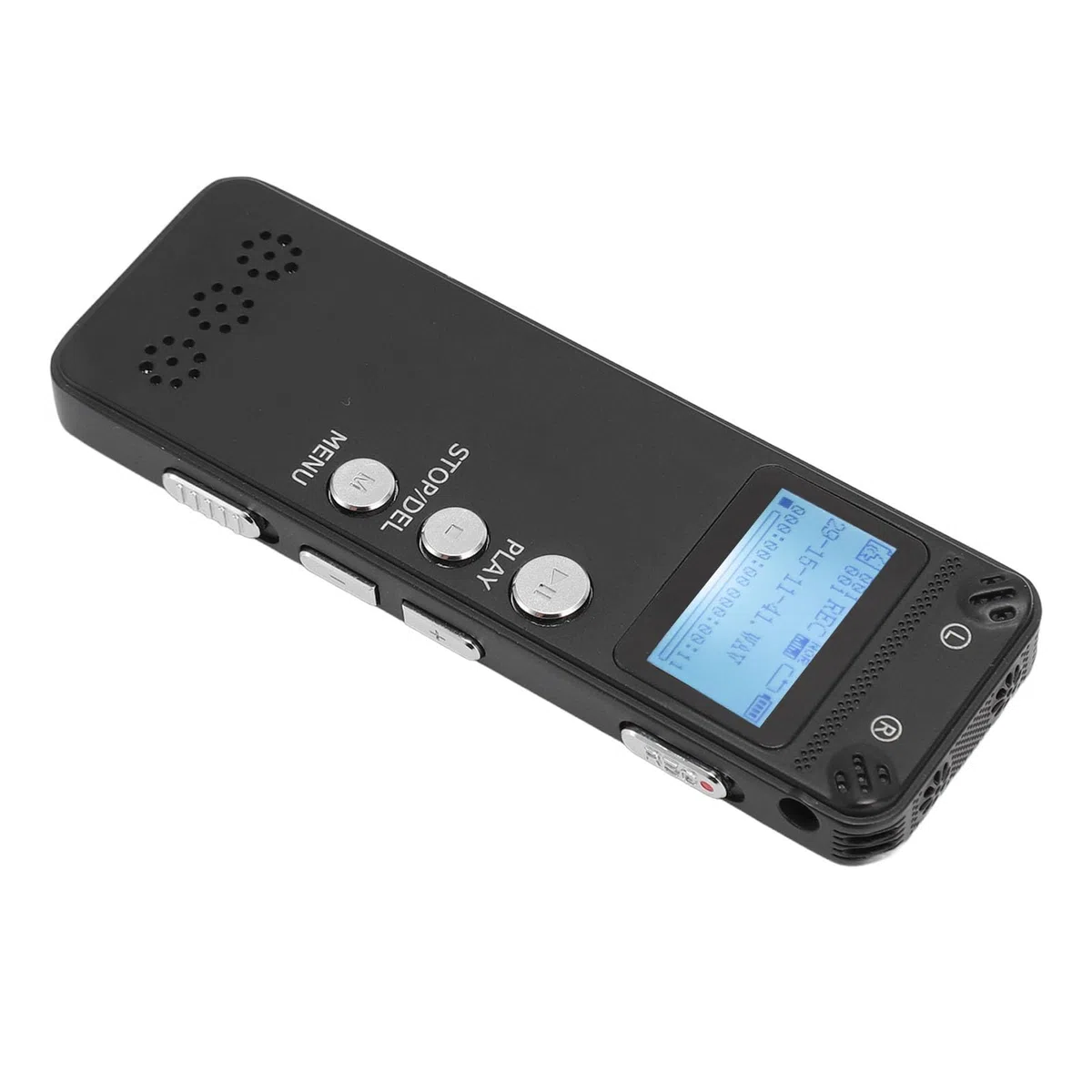 Grabadora de Voz Digital, Grabadora de Voz Reducción de Ruido Reproductor de MP3 Grabación Profesional con un Botón Tiempo de Grabación Continuo Prolongado para Reuniones
