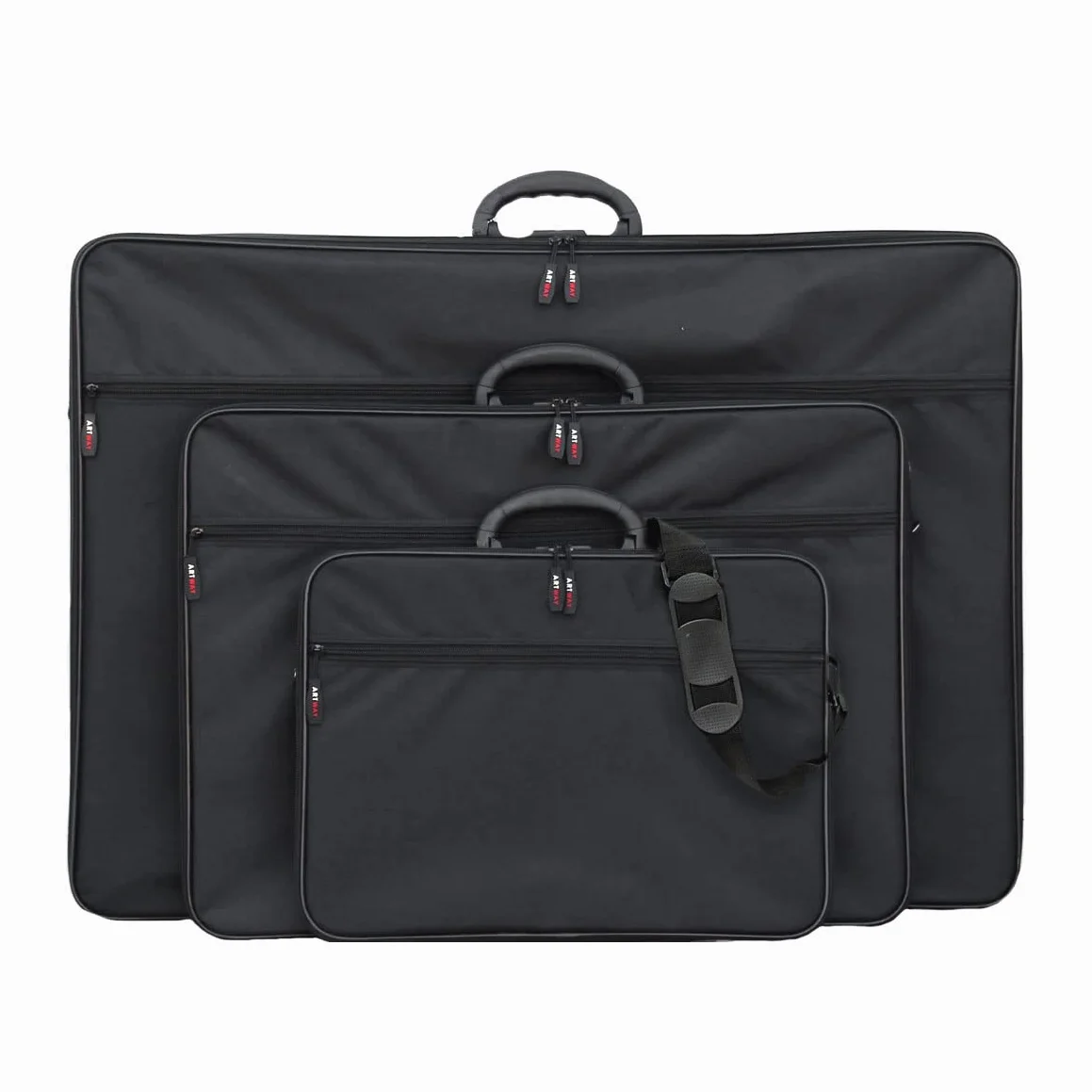 Artway - Funda de transporte A3 - Correas y correas internas para los hombros - Archivo artístico grande con bolsillos internos y externos (sin anillos)