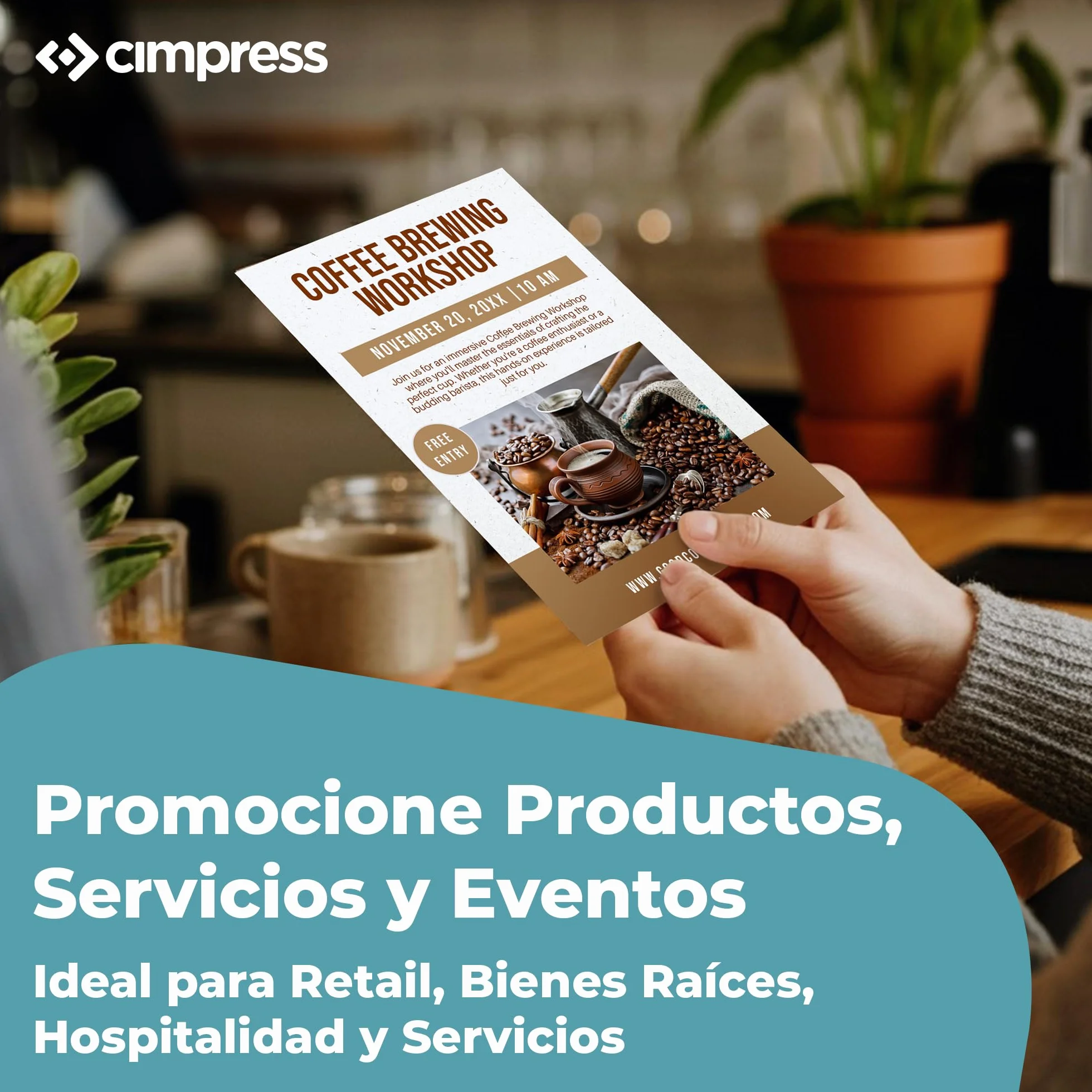 Cimpress Folletos Publicitarios Personalizados A5 Vertical, Impresión Mate, Pack de 250, Sube tu Diseño para Promociones o Eventos