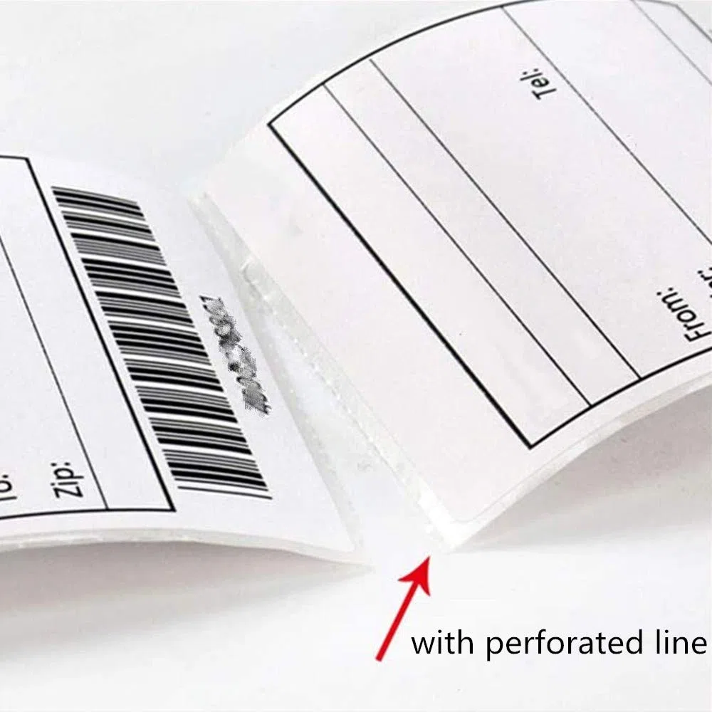 Etiquetas térmicas de 101 x 152 mm, 6 rollos directos (6 etiquetas térmicas pegatinas de 101 x 152 mm)