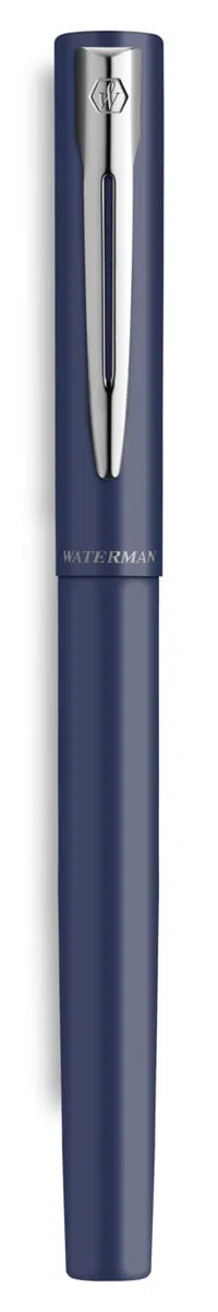 Waterman Allure - Juego de bolígrafos y bolígrafos personalizados con grabado, juego de instrumentos de escritura de lujo en negro, regalo elegante para hombre y mujer (Blue C.T.)