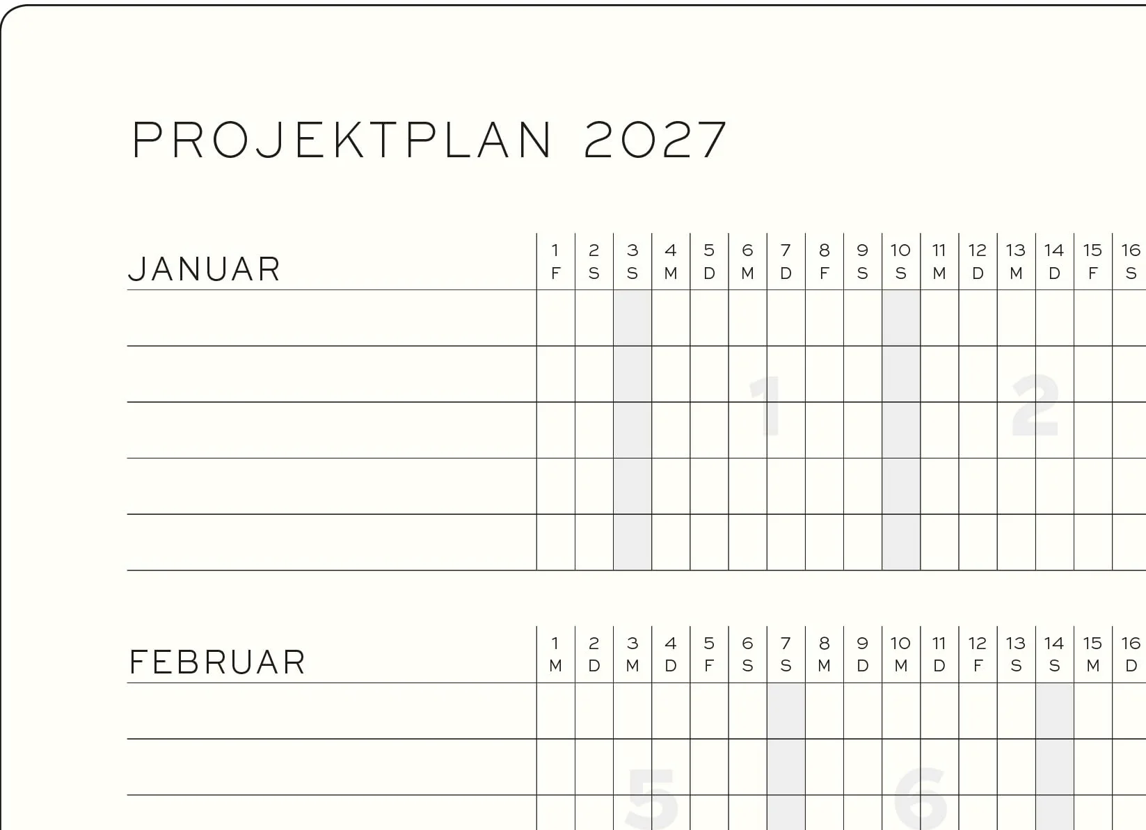 LEUCHTTURM1917 Agenda semanal 2027, A5, con cuaderno, a rayas, agenda alemana, 18 meses julio 2026 - diciembre 2027, girasol, tapa dura, 210 x 145 mm, vista semanal izquierda + página de notas a la