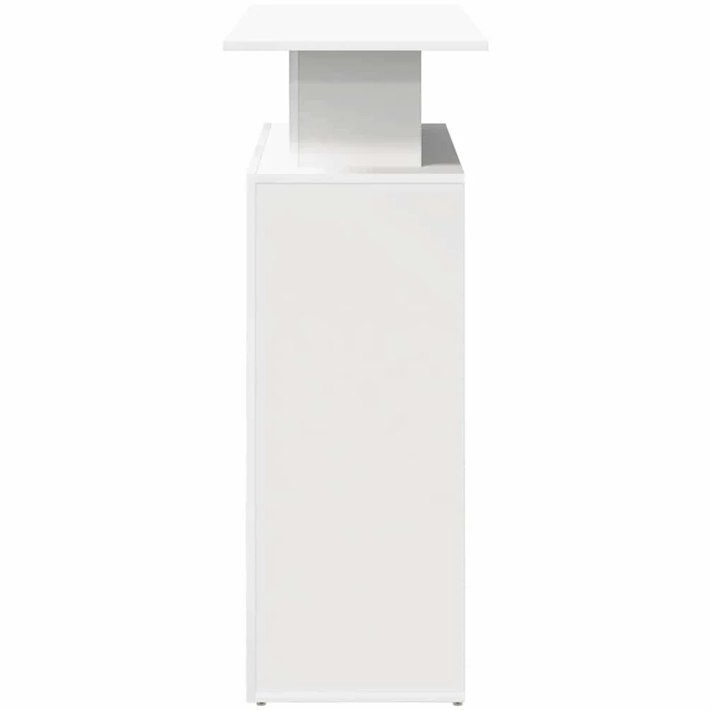 Genérico Mostrador de recepción Blanco 100x40x104 cm Madera de ingeniería,Mobiliario,Mobiliario de Oficina,Escritorios,859051