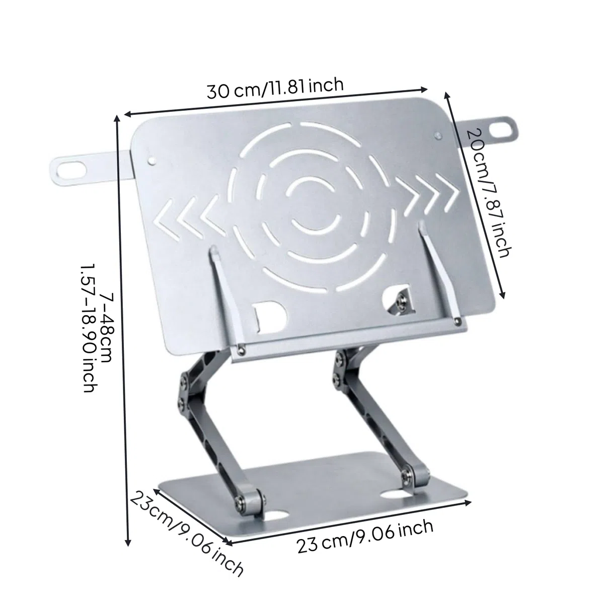perfeclan Soporte de Lectura Infantil Atril para Libros Soporte Plegable Portapáginas con Clip Regulable 43-48 Cm Base Estable 23 Cm X 19 Cm Aleación de