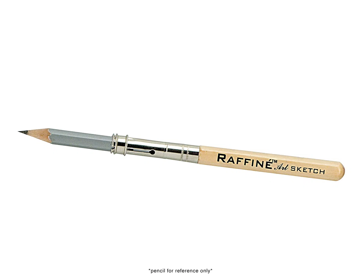 Raffine - Juego de 6 extensores de lápices con mango de madera