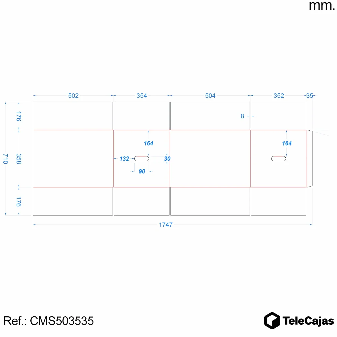 TELECAJAS | 10 Cajas 50x35x35 cm de Cartón con Asas de Mudanza Grandes Resistentes | Ideales para Ropa y Envíos | Regalo 1 Precinto Adhesivo cierre de Cajas | Pack de 10 + Cinta