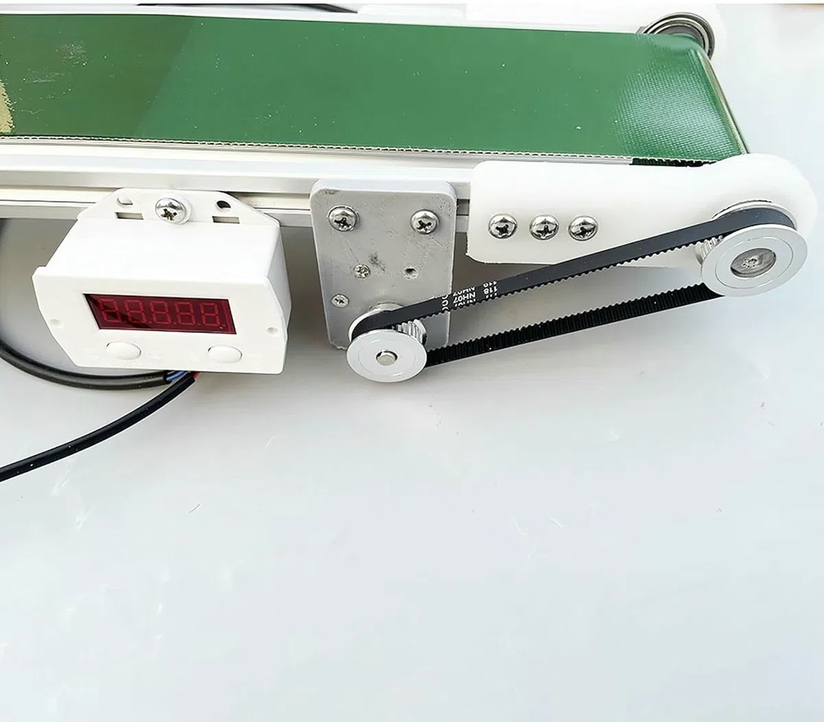 Cinta transportadora eléctrica de 50 cm, Mini línea de Montaje, Cinta transportadora motorizada, Cinta transportadora de Escritorio, Velocidad Ajustable