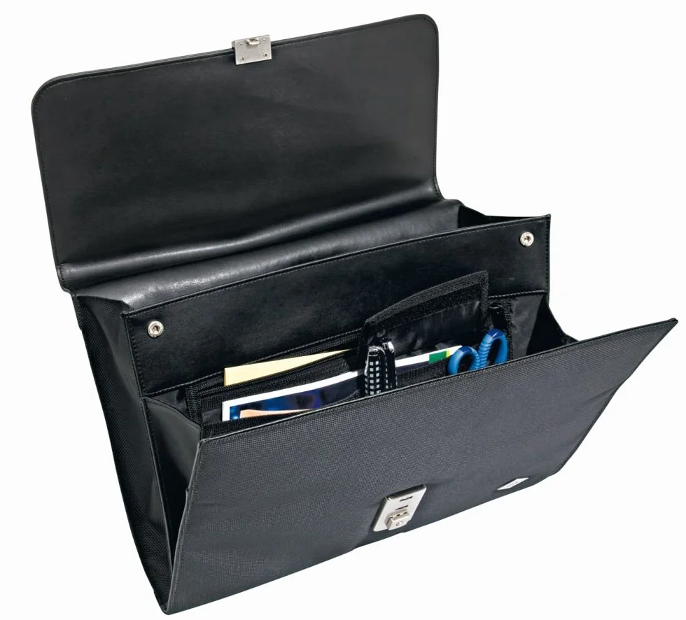 Wedo Elegance 0585501 - Maletín portadocumentos (A4), color negro