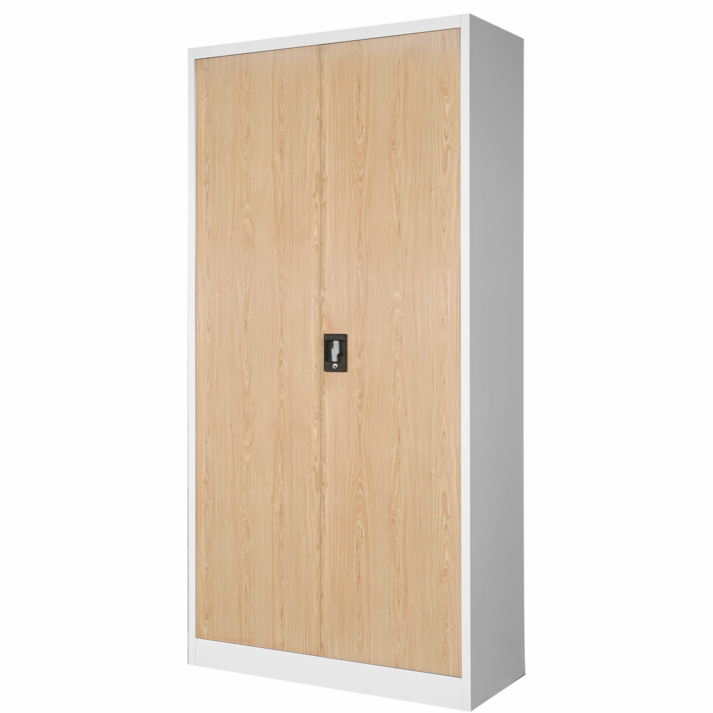 Archivador Metálico 4 Estantes Armario de Oficina 195 cm x 90 cm x 40 cm