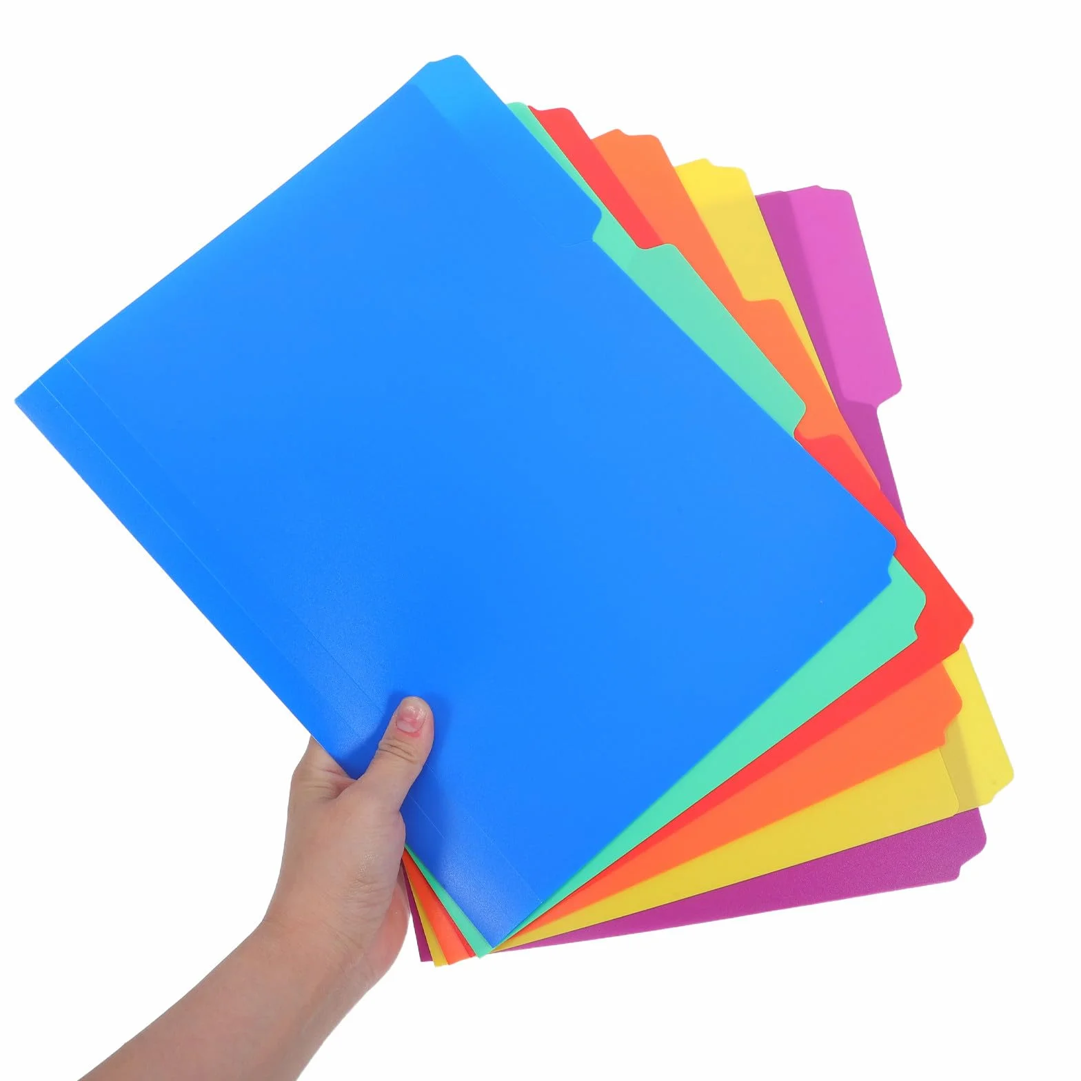 GLEAVI Carpeta Organizadora de Documentos Manila de Plástico con 36 Unidades, Diseño para Gestión de Proyectos y Clasificación en Archivadores y Escritorio