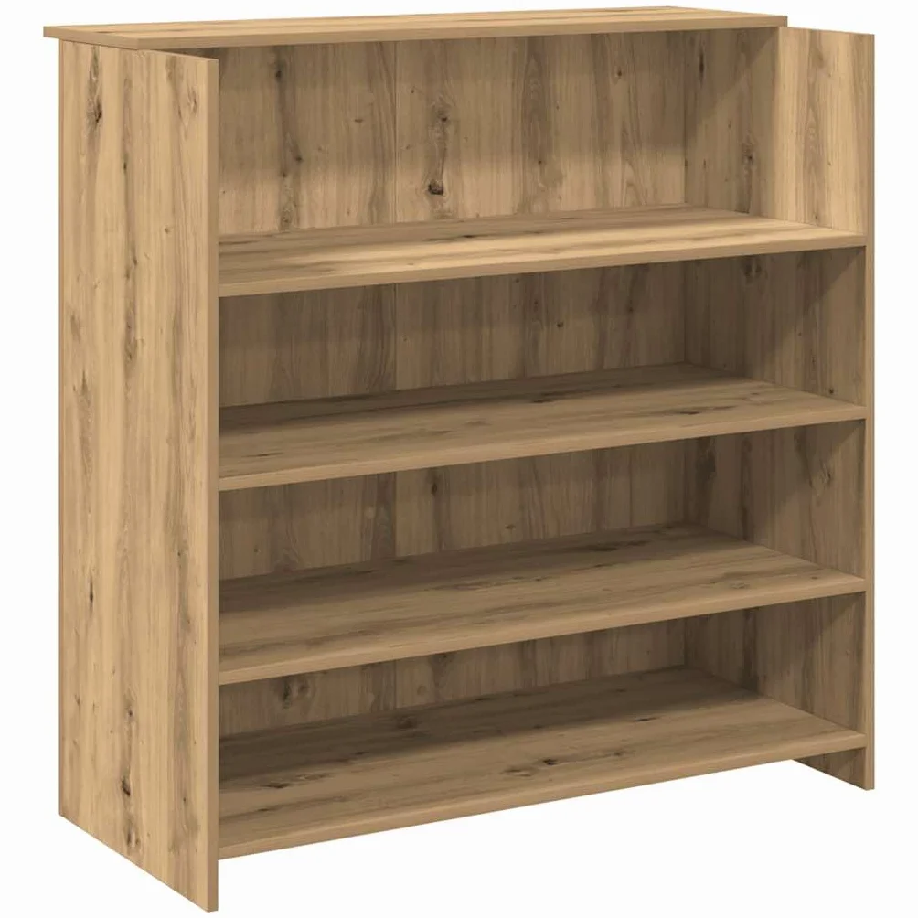 vidaXL Mostrador de recepción Roble artisian 100x50x103,5 cm, mostrador de recepción, mostrador de recepción de Oficina, mostrador de Caja