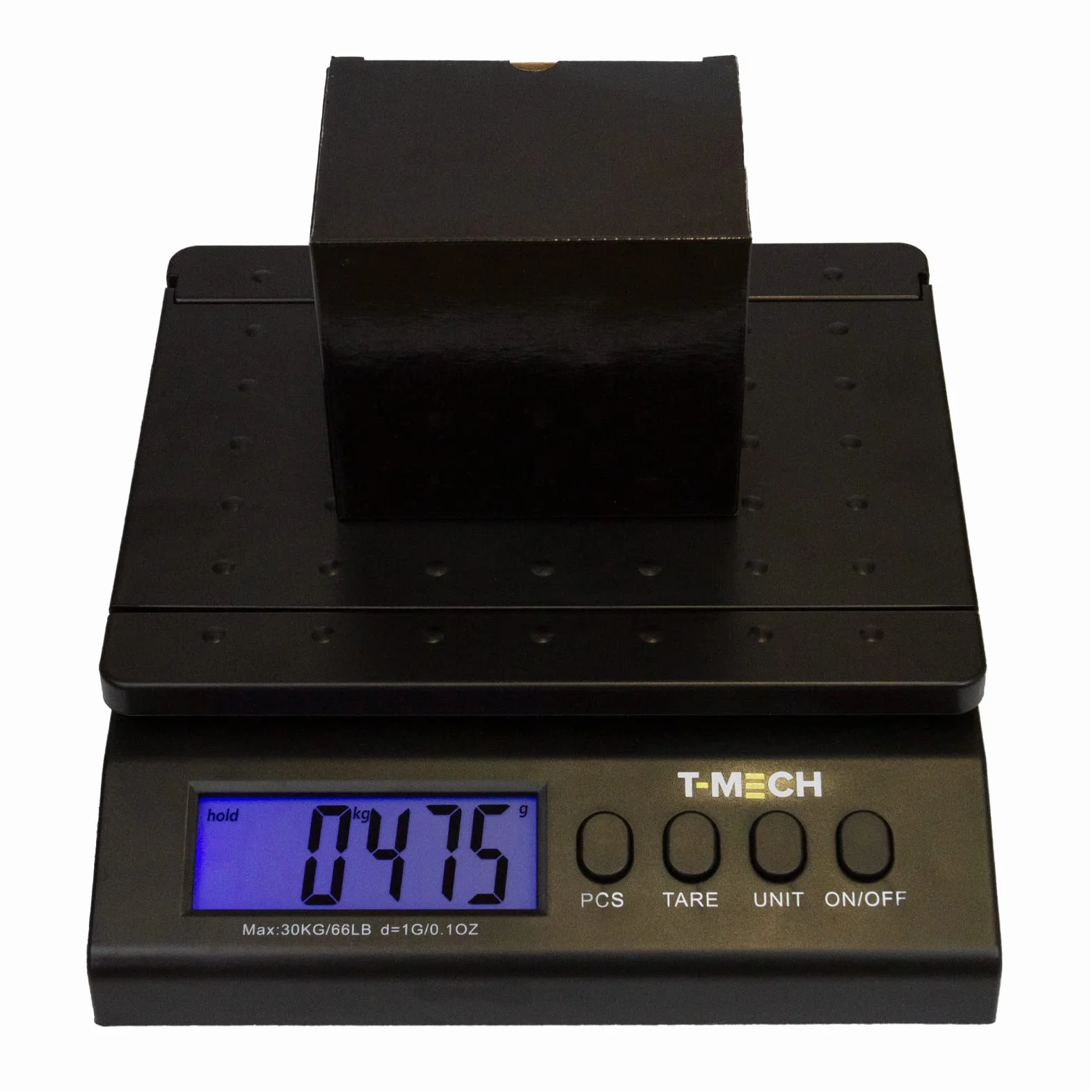 Balanza Postal Digital Electrónica de 30kg Báscula de Precisión (peso en gramos, kilos, onzas, libras) Pesar Paquetes de Envío,Cartas,Cajas+Correos,Paqueteria, Pantalla LCD+Pilas AA+Adaptador GRATIS