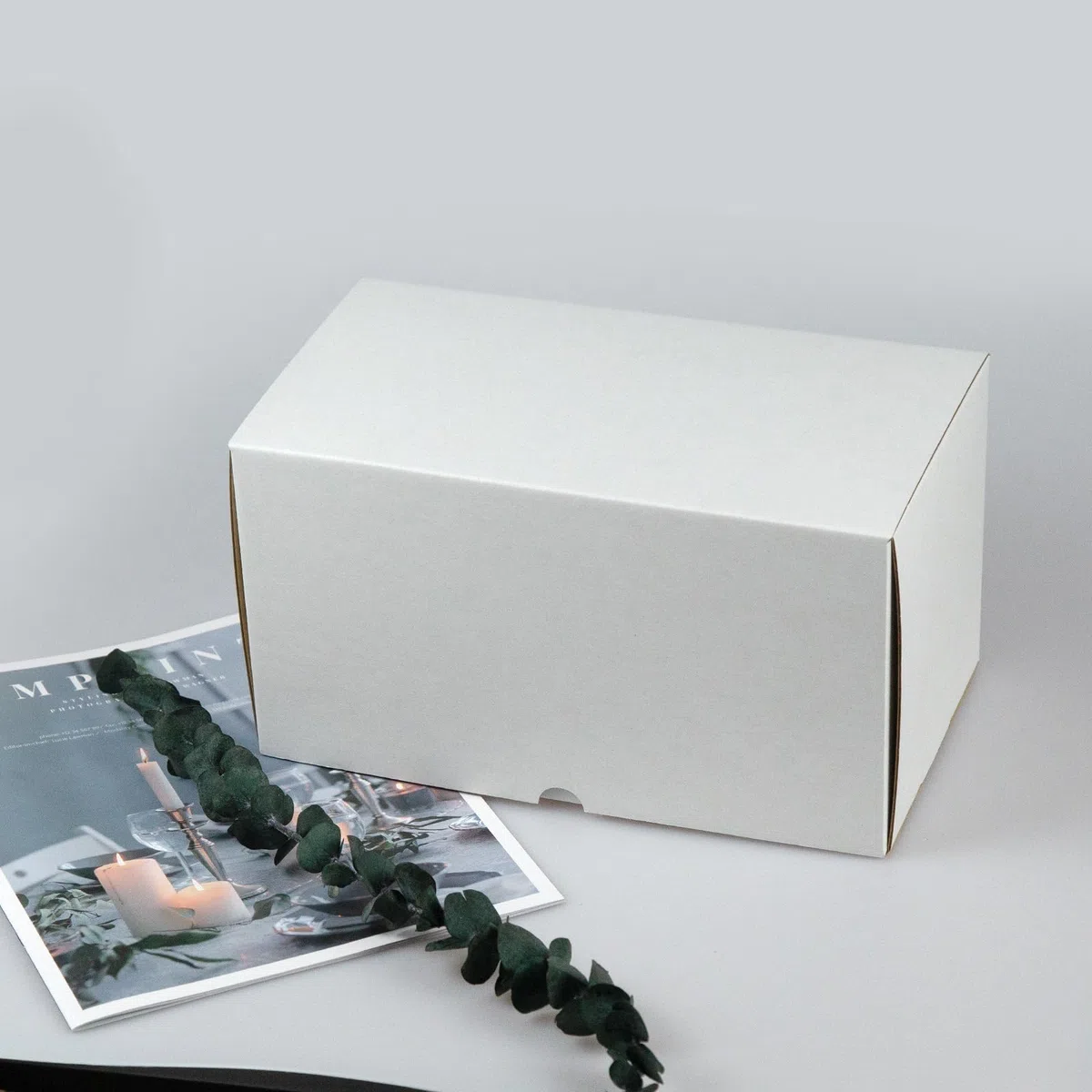 20 cajas de cartón ondulado blanco para pequeñas empresas, 28 x 15,2 x 15,2 x 15,2 cm