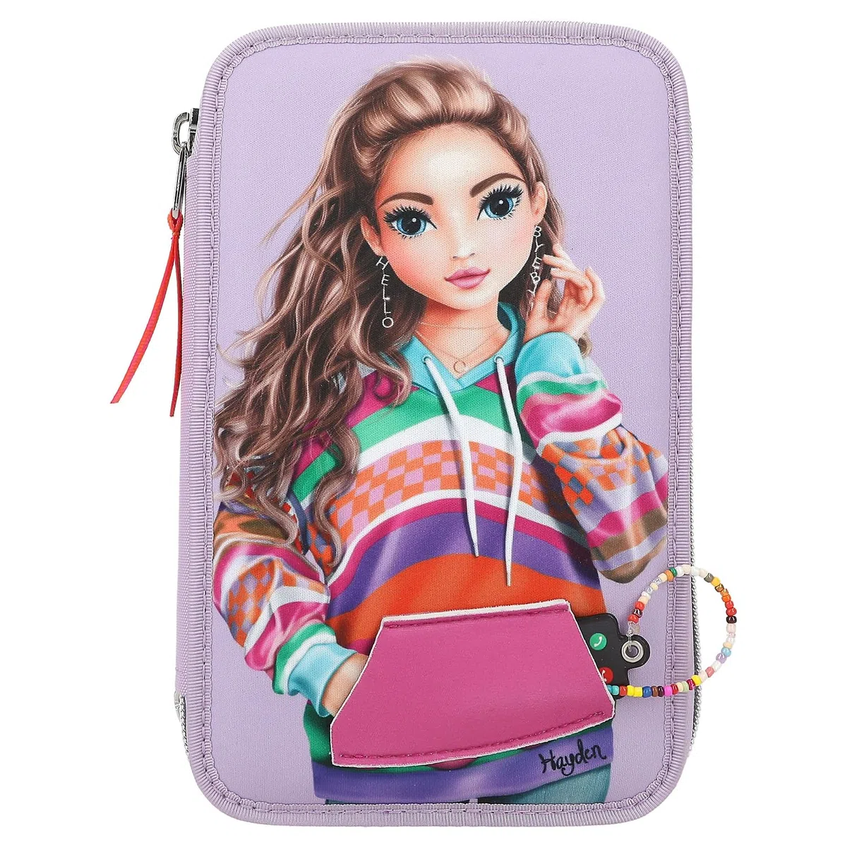 Depesche 12842 TOPModel - Estuche con 3 Compartimentos para Smartphone Joy, Color Lila
