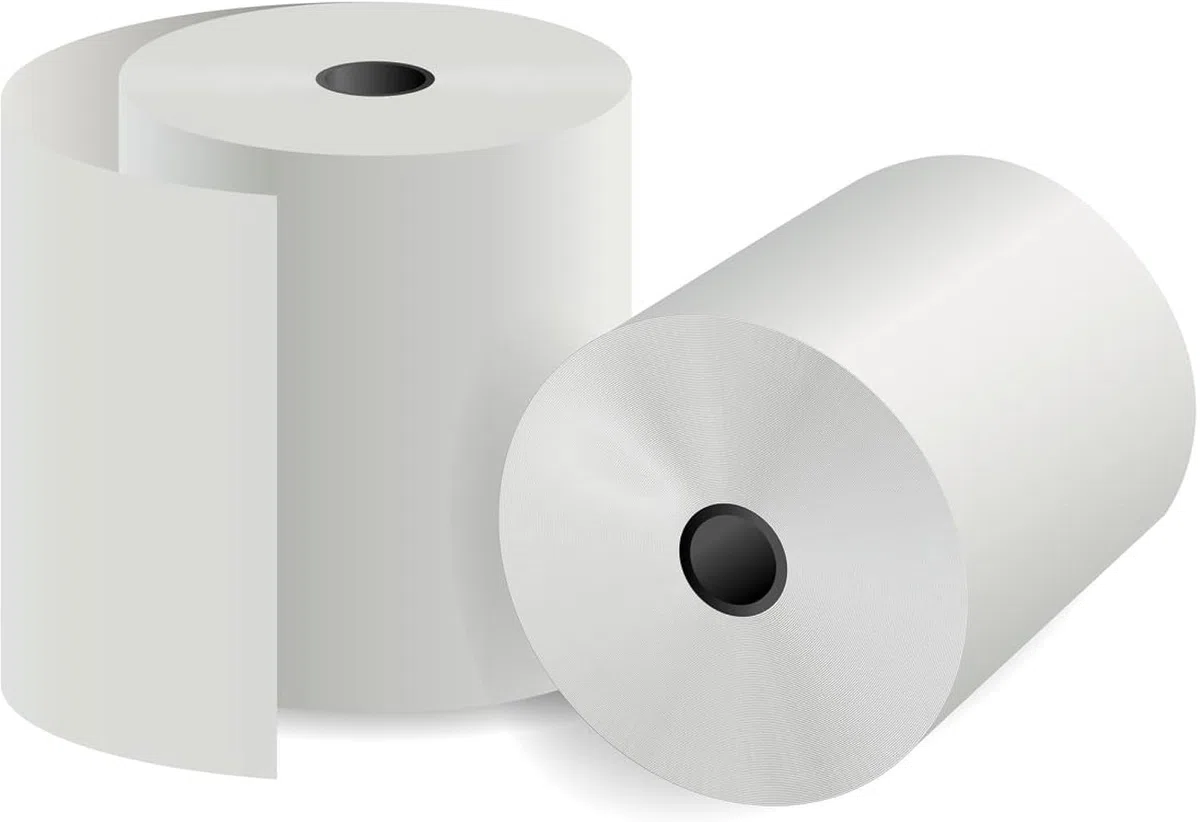 Smooth Papers Rollos de papel térmico para todas las máquinas de impresión de recibos EPOS, 80 mm x 70 mm (paquete de 20 rollos)