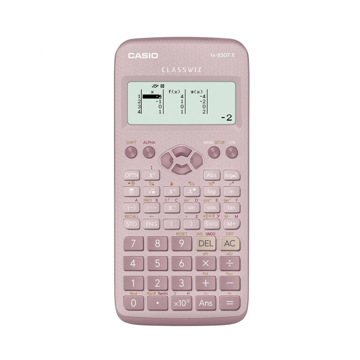 Casio FX-83GTX Calculadora científica Rosa