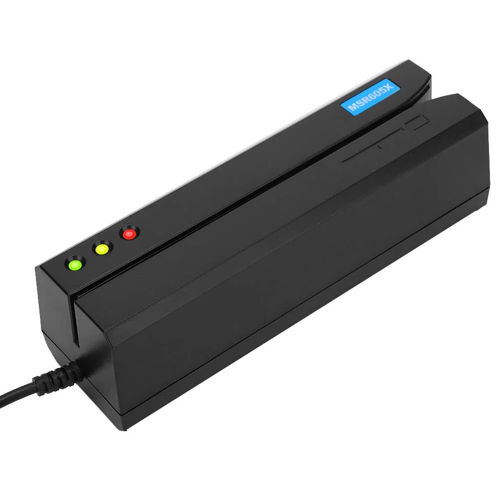 Lector de Tarjetas de Banda Magnética, Escritor de Banda Magnética de 3 Pistas, Indicador LED (MSR605X)