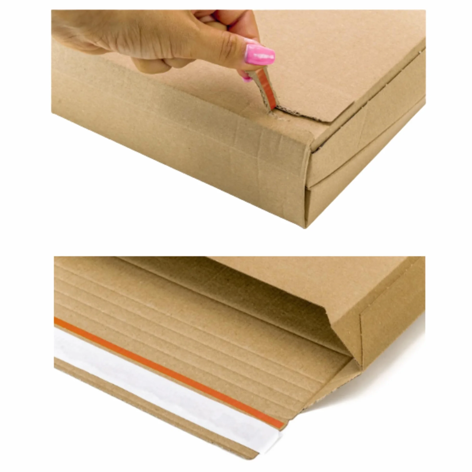 Sobres de Envío de Cartón Rígido A4+ 385 x 321 mm Fuelle Expandible 70 mm Cierre Autoadhesivo Tira Abrefácil