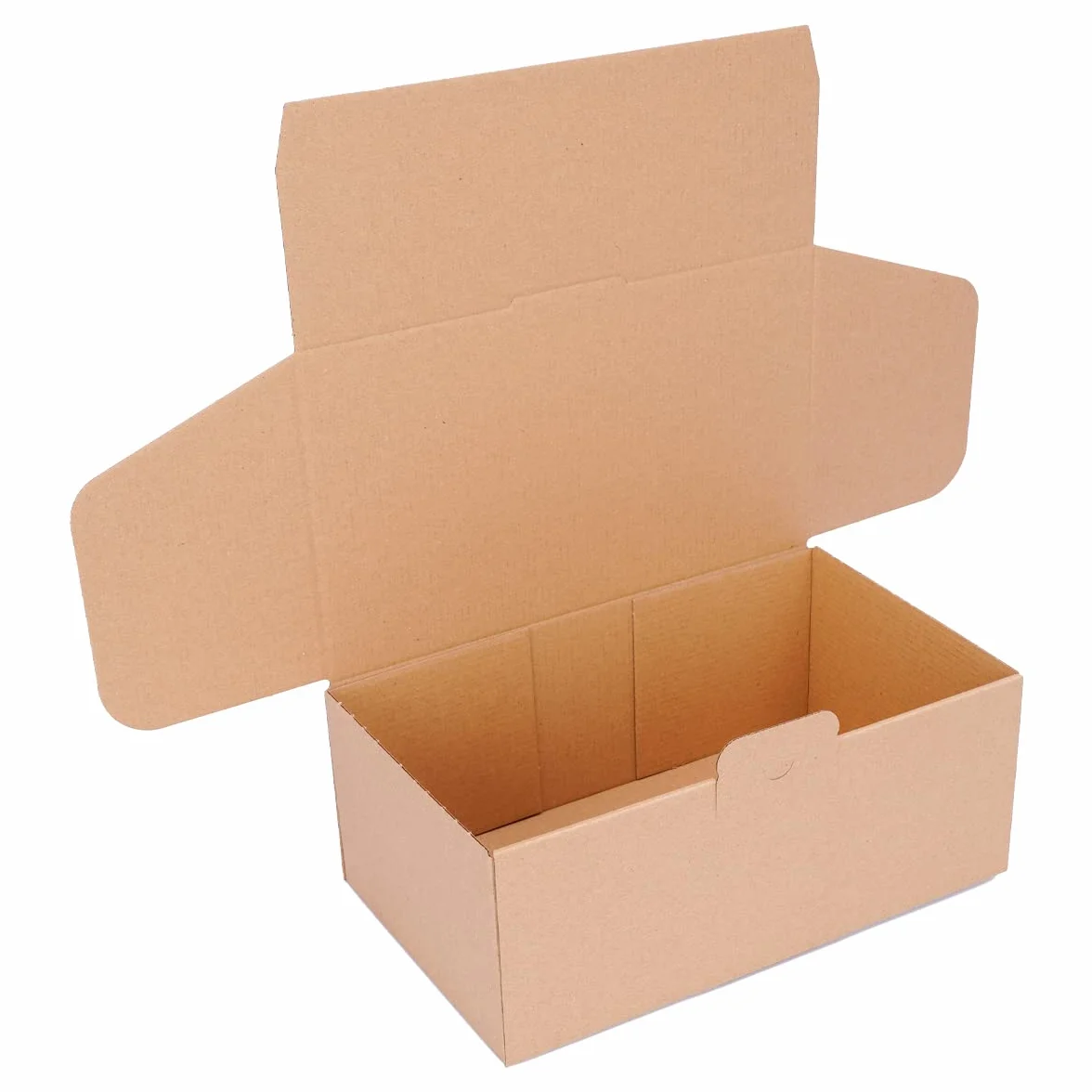 verpacking Cajas plegables 250 x 150 x 100 mm marrón (dimensiones exteriores 258 x 158 x 105 mm) WP 30 caja de envío caja DHL Hermes DPD GLS embalaje (50 unidades)
