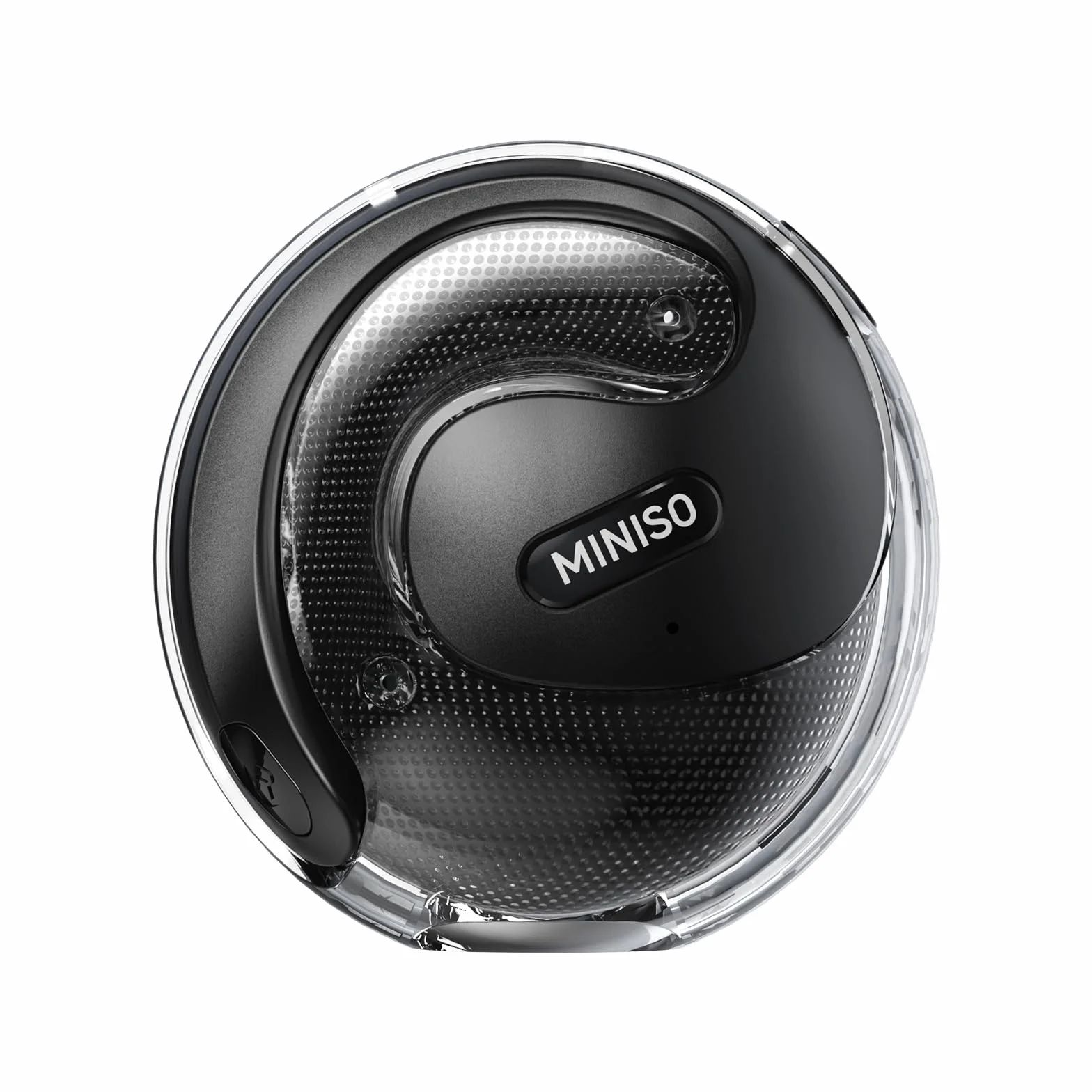 MINISO X15PRO AI Auriculares Traductores, Traductor Instantaneo de Voz 3 en 1 en Tiempo Real en 134 Idiomas con App, Compatible con iOS y Android, Negro