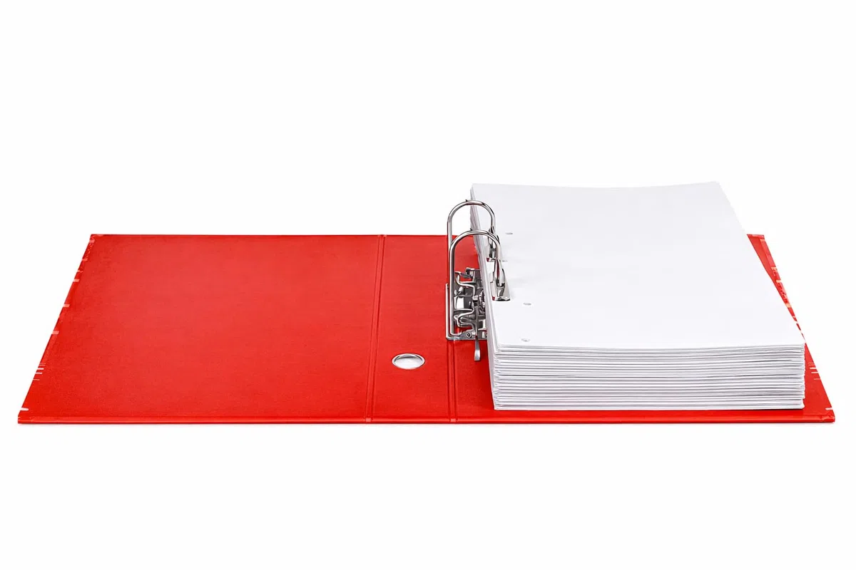 Archivador A4 2 Anillas con Caja – Pack 12 Profesional Oficina | Alta Capacidad para Gestorías y Empresas – OFFICEPAPER