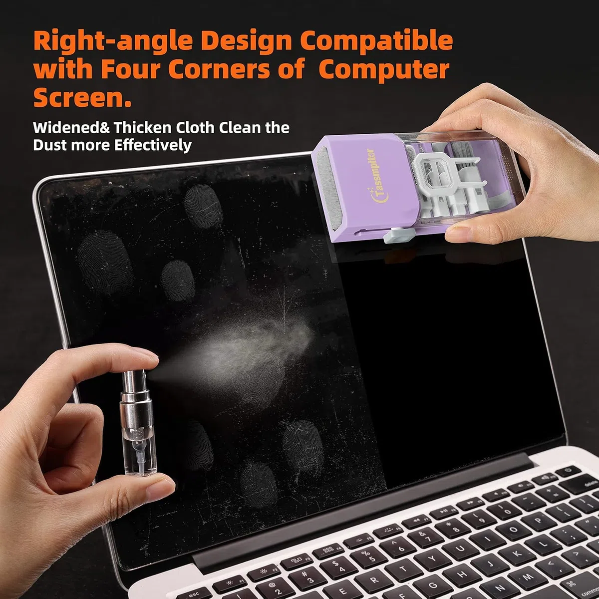 Kit de Limpiador de Teclado de Pantalla para Laptop, Herramienta de Limpieza de Lentes para Phone, Herramienta de Cepillo para Tablet, Monitor de PC, Lente de cámara con Patente