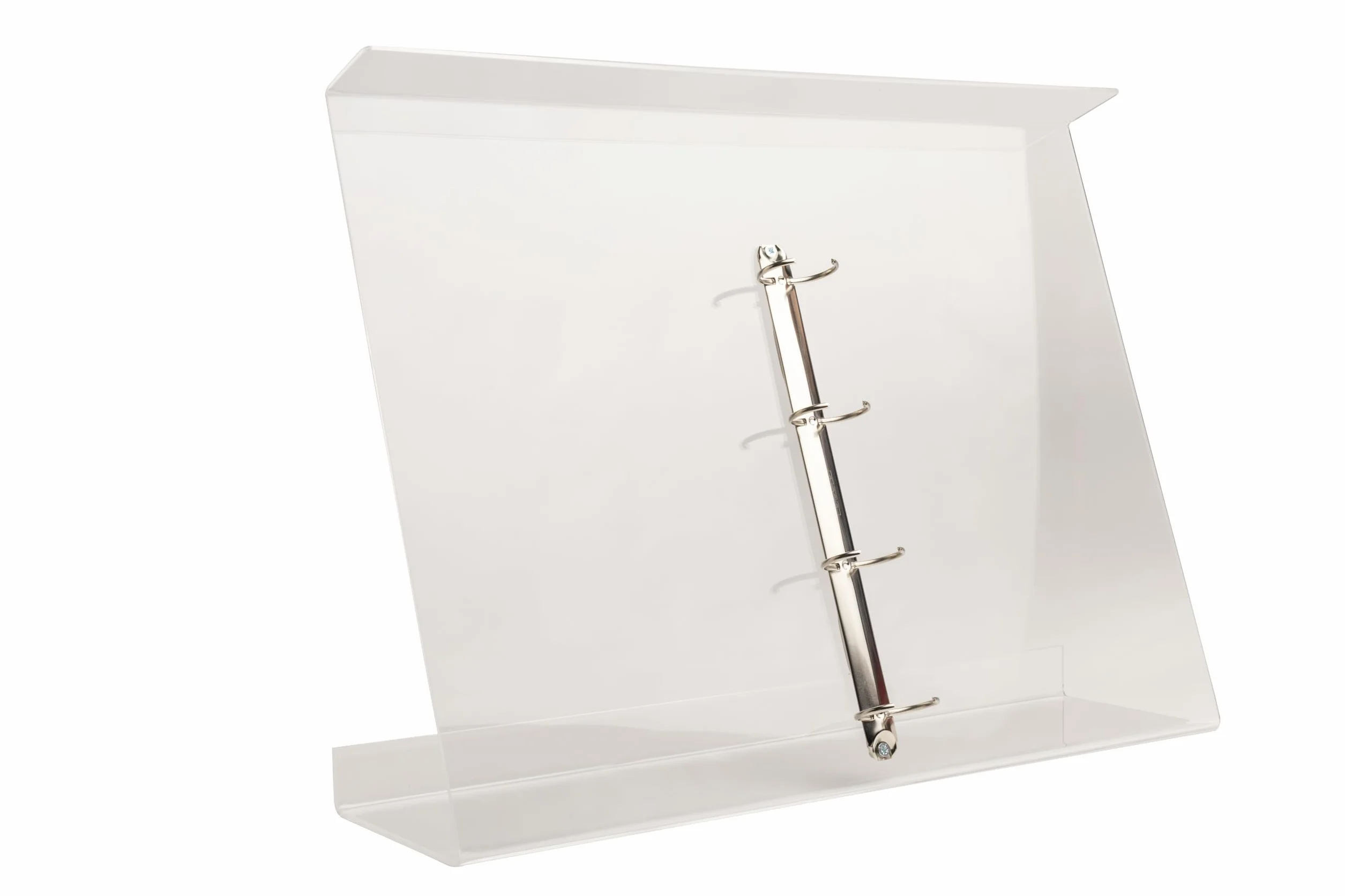 Exacompta - Ref. 81458D - 1 atril de mesa, caballete, con 4 anillas extraíbles, para documentos A4, compatible con A3. Dimensiones: Prof 52 cm x ancho 32,6 cm x alto 14,8 cm