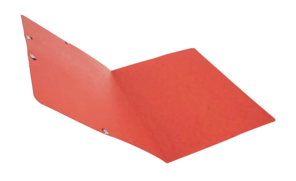 Exacompta 5515E ELBA Cartera de documentos, DIN A4, PVC-Karton, Rojo