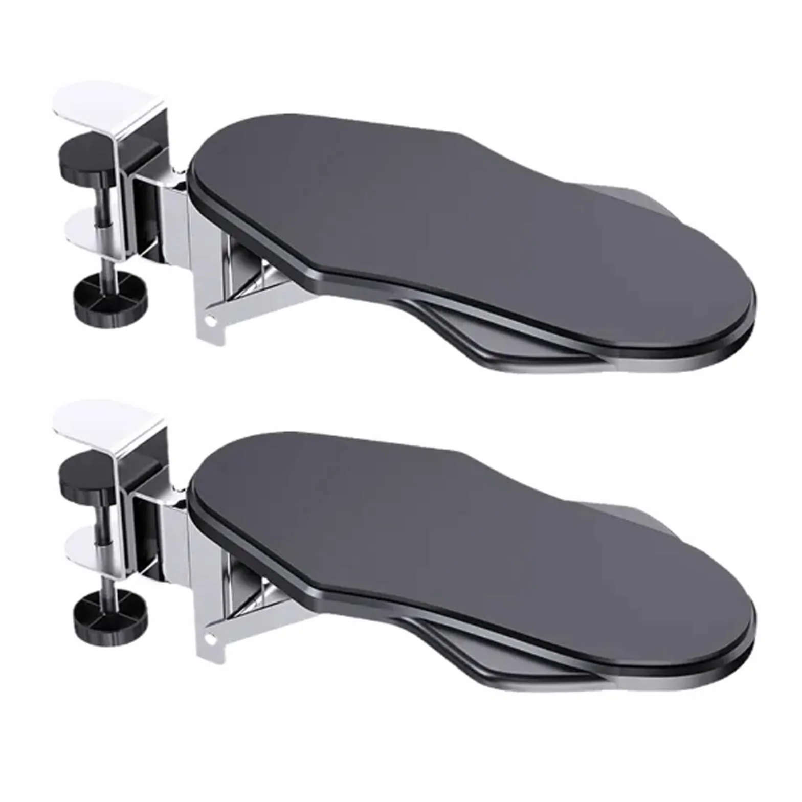 2 Unidades ExtensióN De Escritorio ErgonóMica, Reposabrazos De Escritorio ReposamuñEcas Plegable Reposabrazos Para Codo SujecióN Sin Perforaciones Estante Reposabrazos Para Codo De Computadora