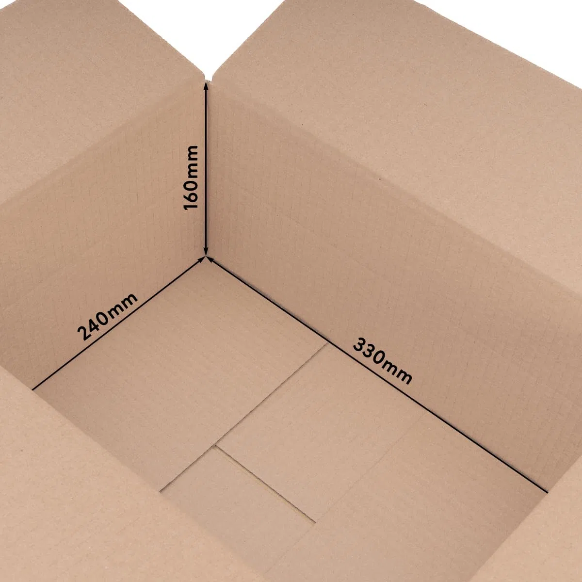 200 cajas plegables cajas de envío DHL cajas 360 x 200 x 200 mm, KK-80, 1 pared | cajas de cartón | embalaje de cartón | embalaje de envío | cajas de envío | cajas plegables