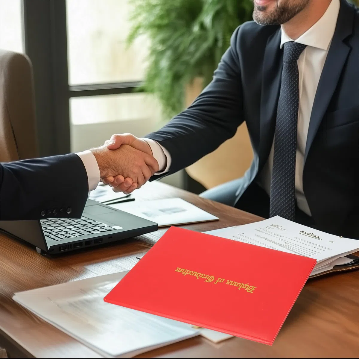 PATIKIL Portadocumentos Para Certificados 6 Unidades Para Papel De 8.5x11" Diploma De Graduación Imitación Cuero Grabado En Foil Dorado Reconocimiento De Logros