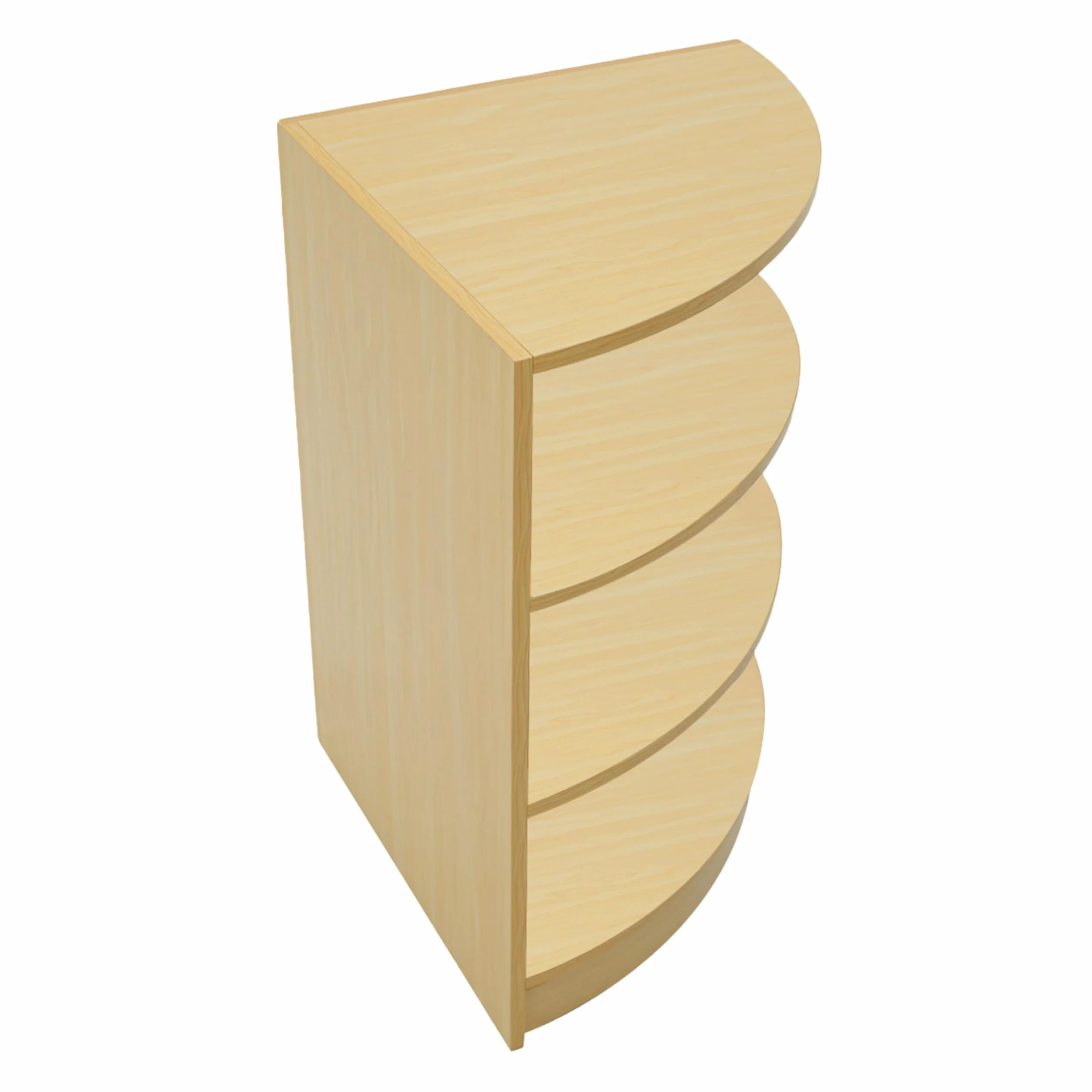 Set Mostradores Comerciales "EUROPA" | Arce |LM60+ B1200+C1200+TB60| MDF y vidrio templado | Estantes y puertas corredizas con cerradura | Fácil Montaje | Mostrador Recepción Expositor Comercial