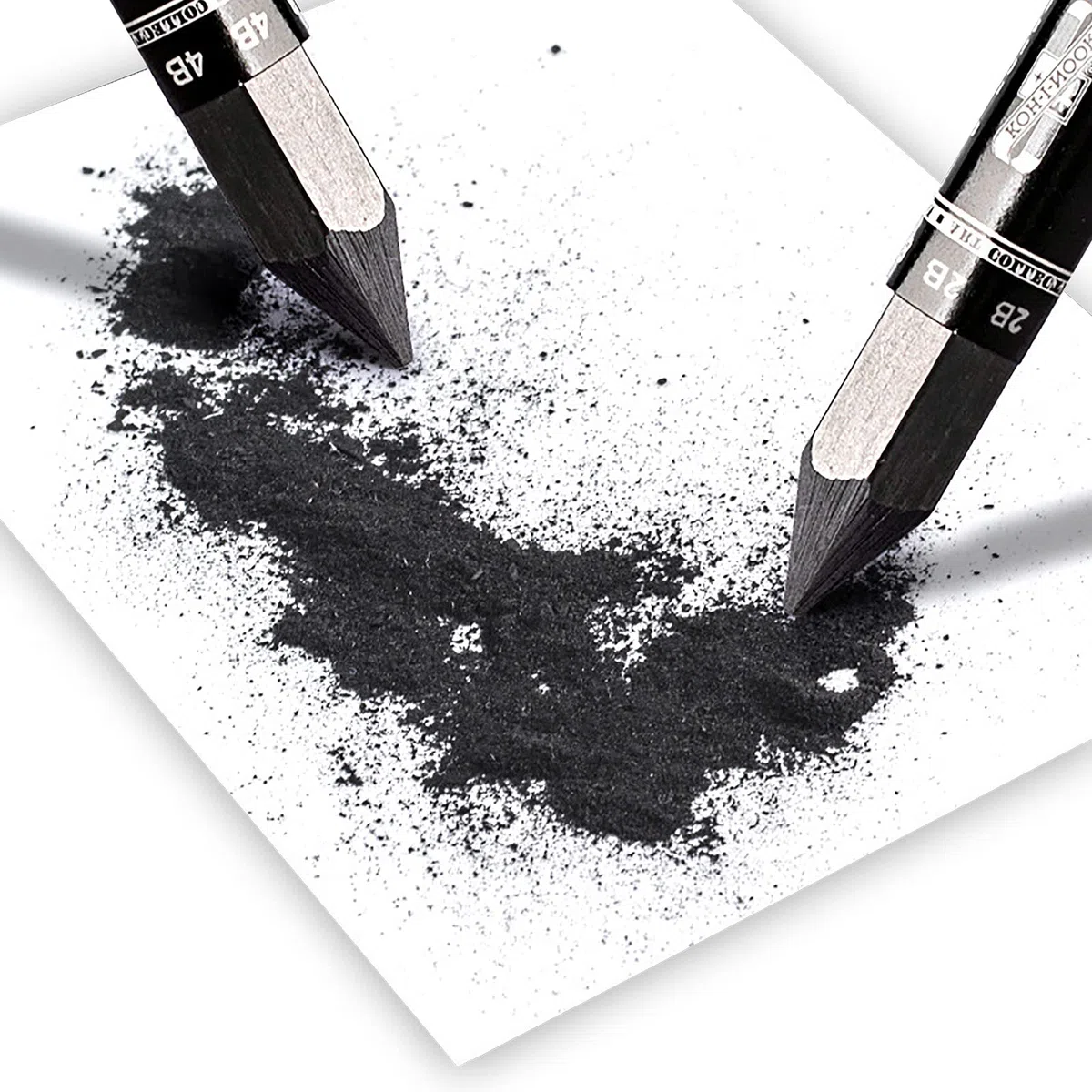 Lápices de dibujo de grafito, 4 unidades, suministros de dibujo artístico, sin pintura de grano de madera, dureza total, HB 2B, 4B, 6B, juego de lápices duraderos, negro, artista, boceto, dibujo