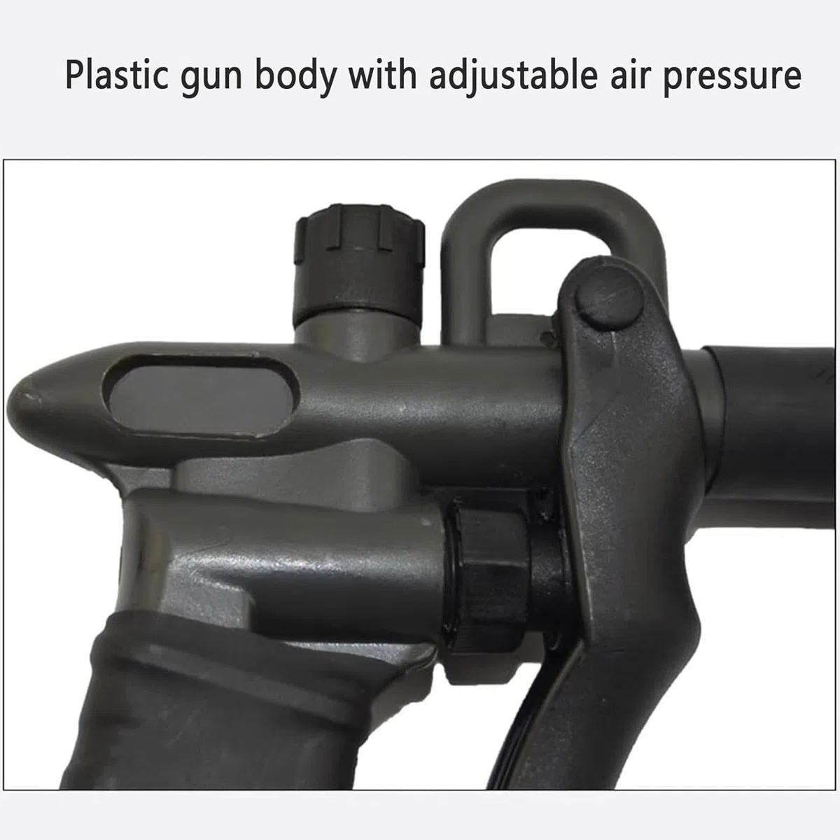 Pistola de aire ionizante antiestática, eliminador estático de alto voltaje para eliminación estática industrial y limpieza de precisión con presión de aire ajustable
