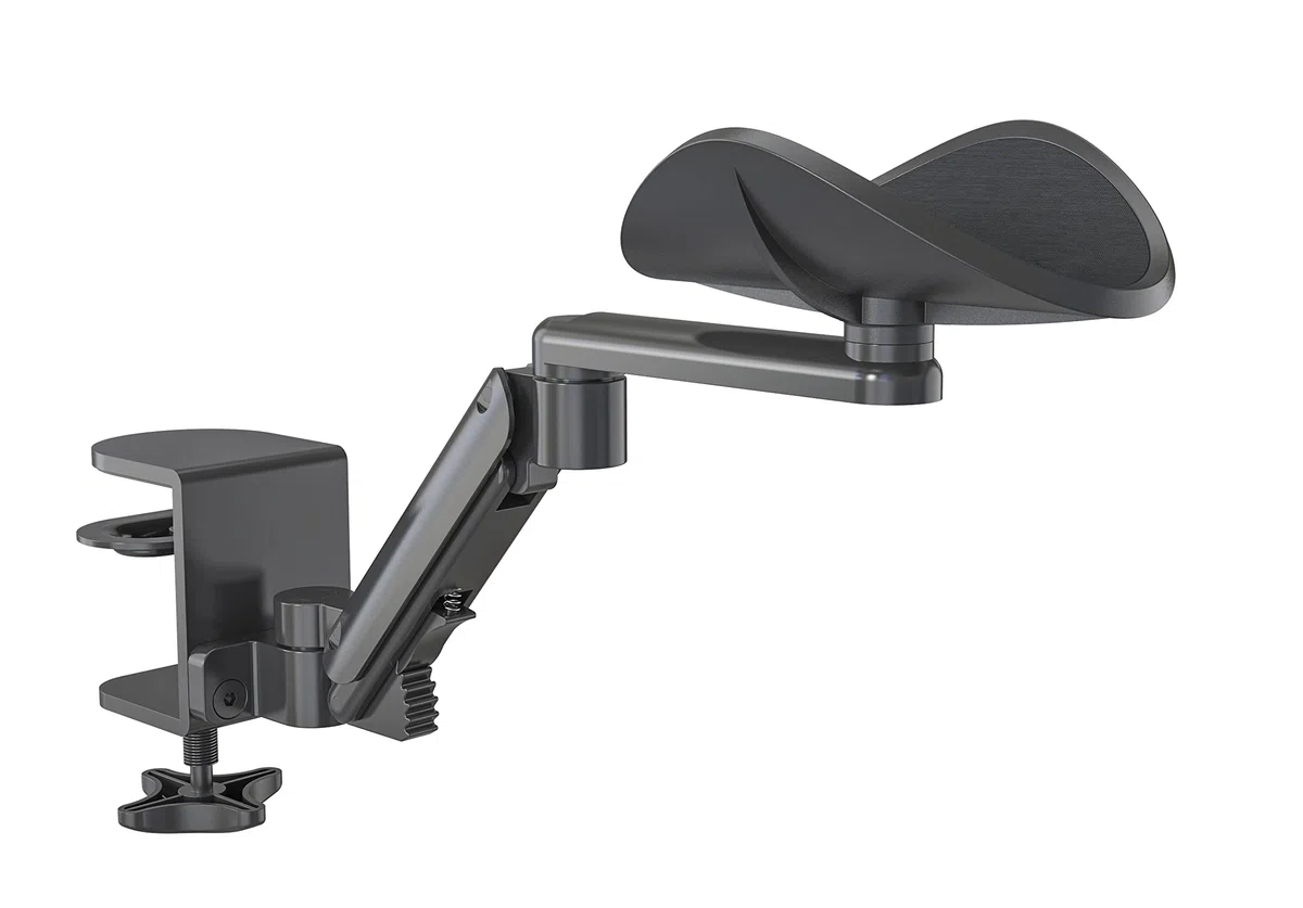 HFTEK Reposabrazos Apoyabrazos ergonómico para escritorio, reposamuñecas ajustable (HFH2410E)