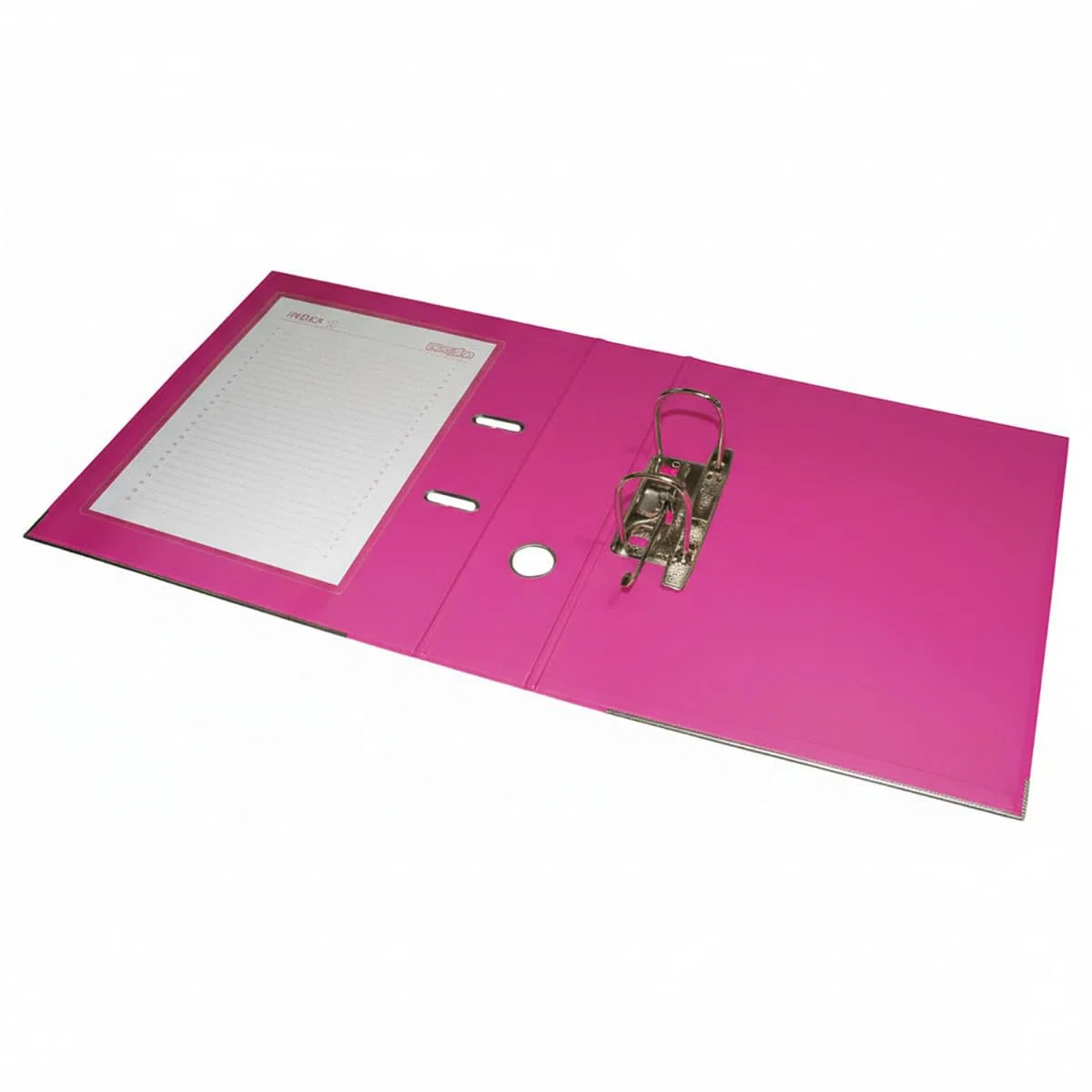 Archivador de palanca A4 con protector, individual, paquete de 4 o 10 unidades, negro, rojo, azul, verde, turquesa, fucsia, archivador de oficina resistente y carpetas escolares (10, fucsia)